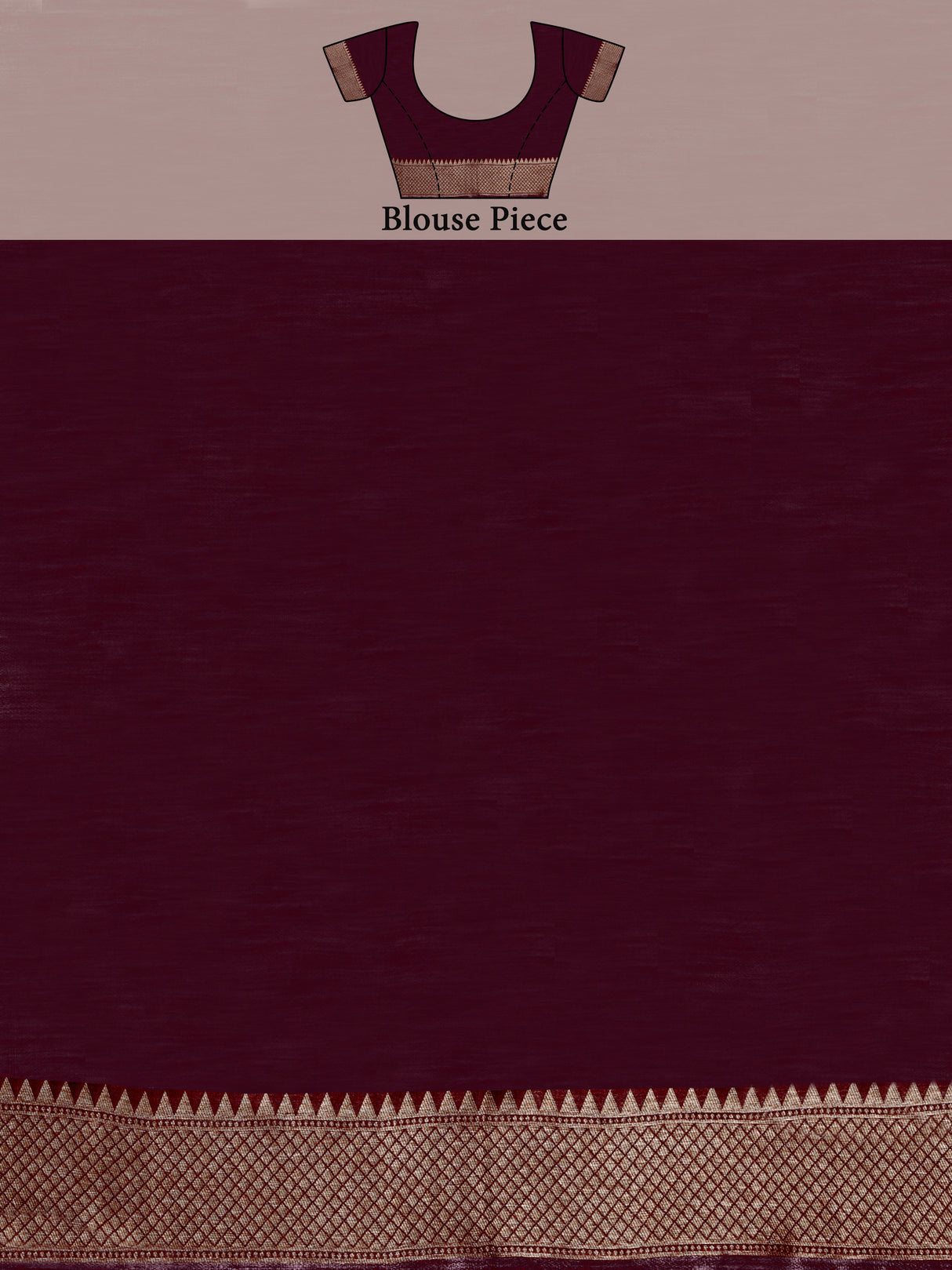 Mimosa Women's Woven Design Banarasi Linen Saree With Blouse Piece : SA00001235WNFREE