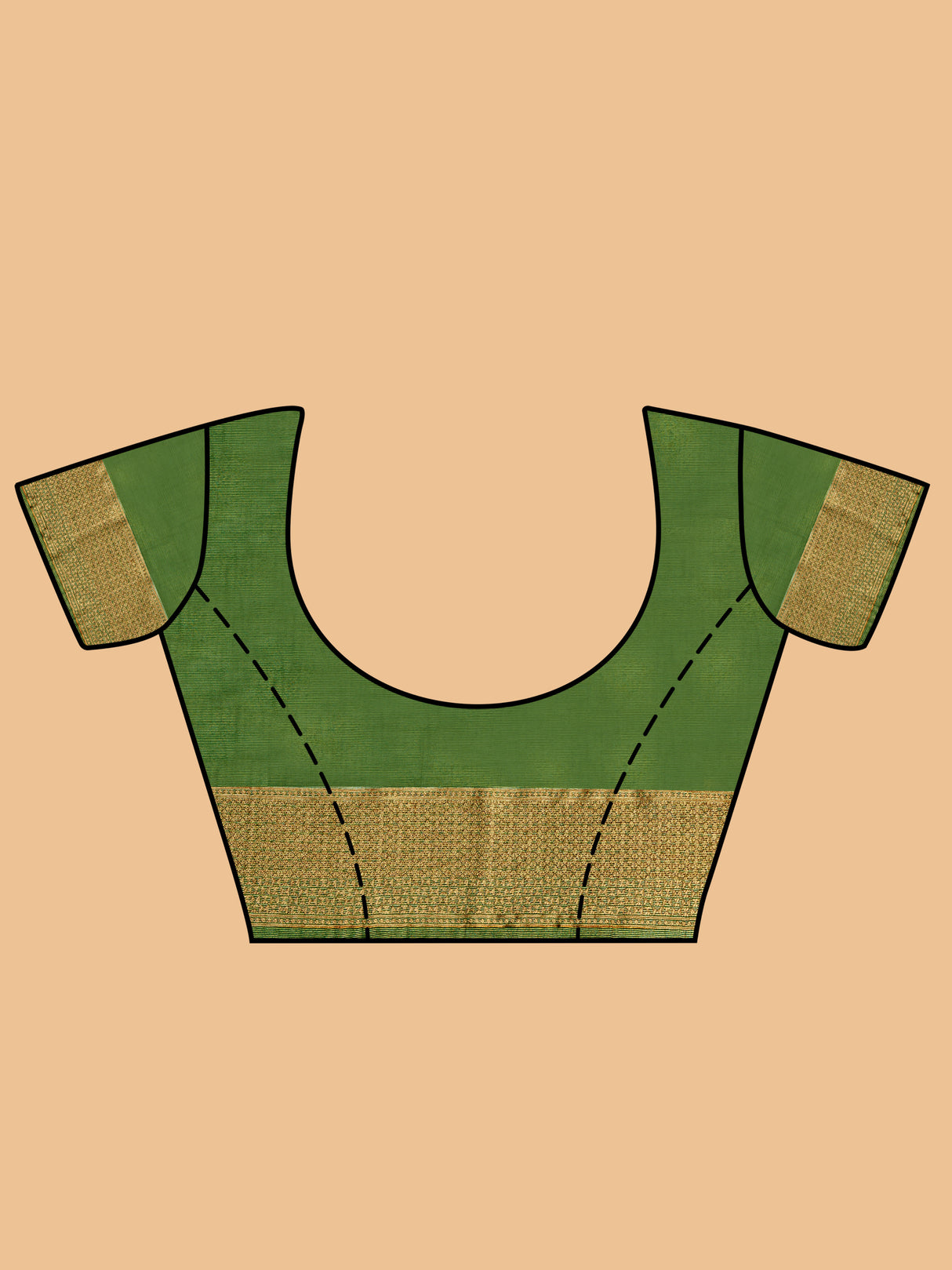 Mimosa Women's Woven Design Banarasi Art Silk Saree With Blouse Piece : SA00001237GRNFREE