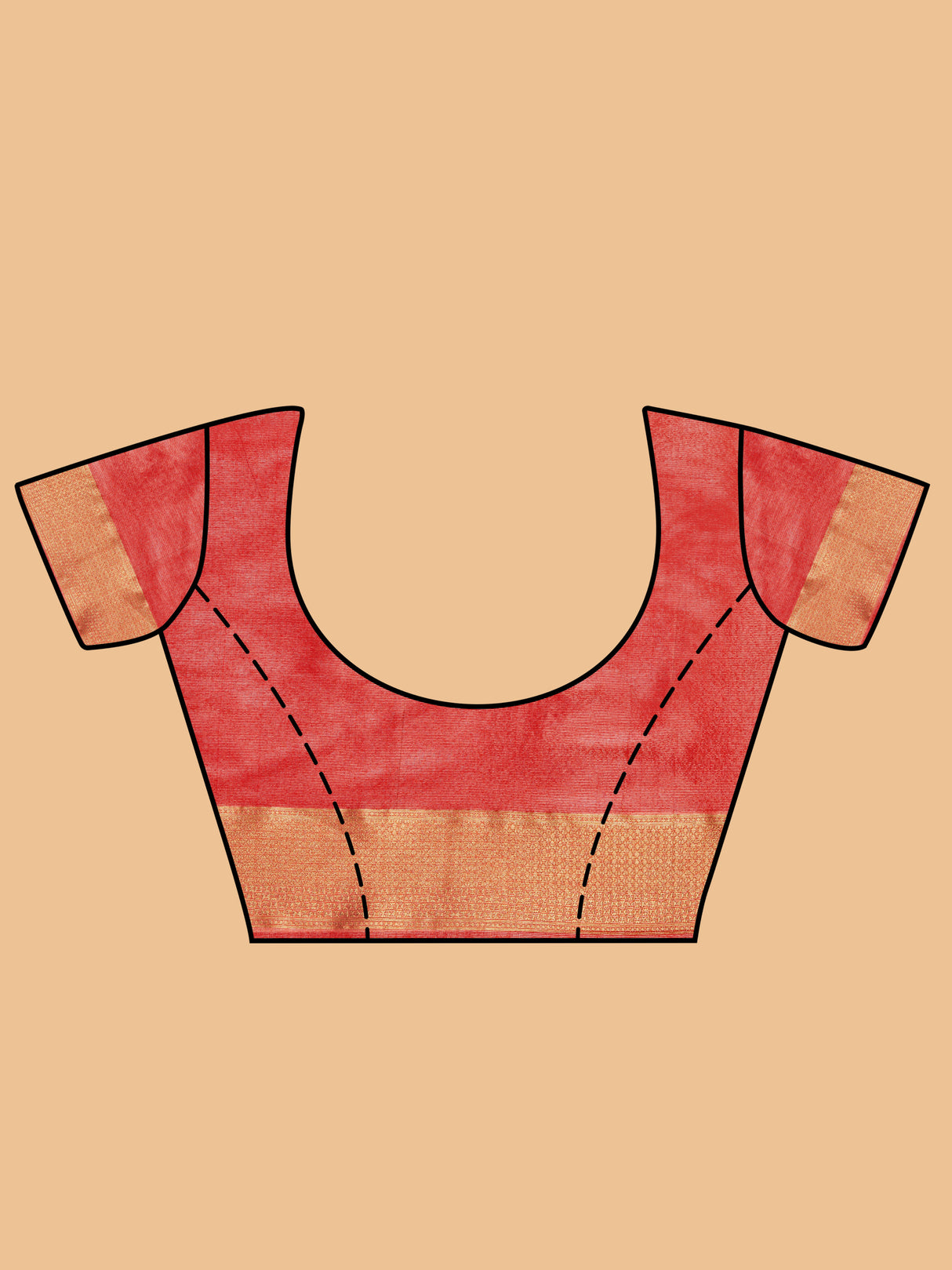 Mimosa Women's Woven Design Banarasi Art Silk Saree With Blouse Piece : SA00001237REDFREE