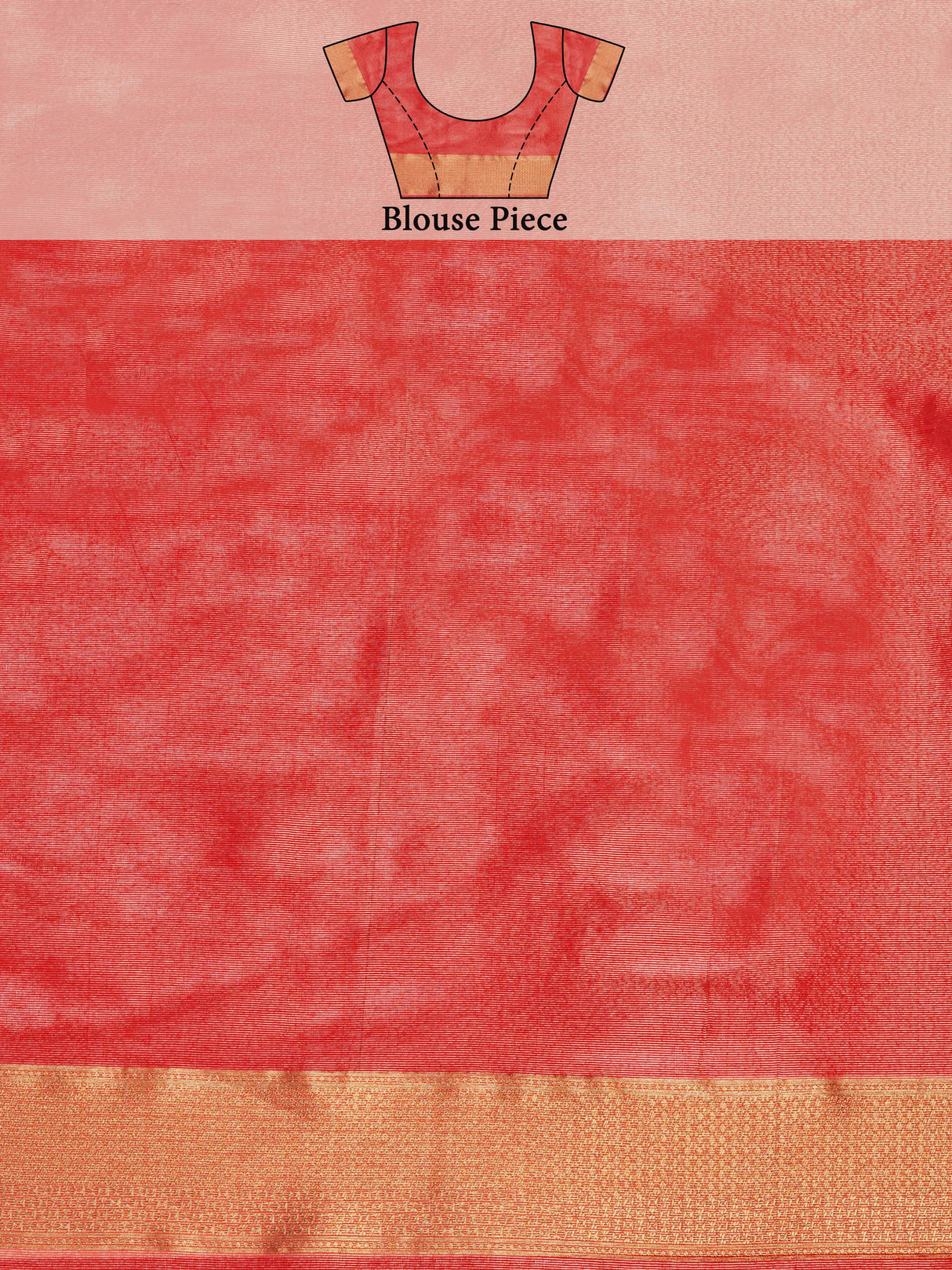 Mimosa Women's Woven Design Banarasi Art Silk Saree With Blouse Piece : SA00001237REDFREE