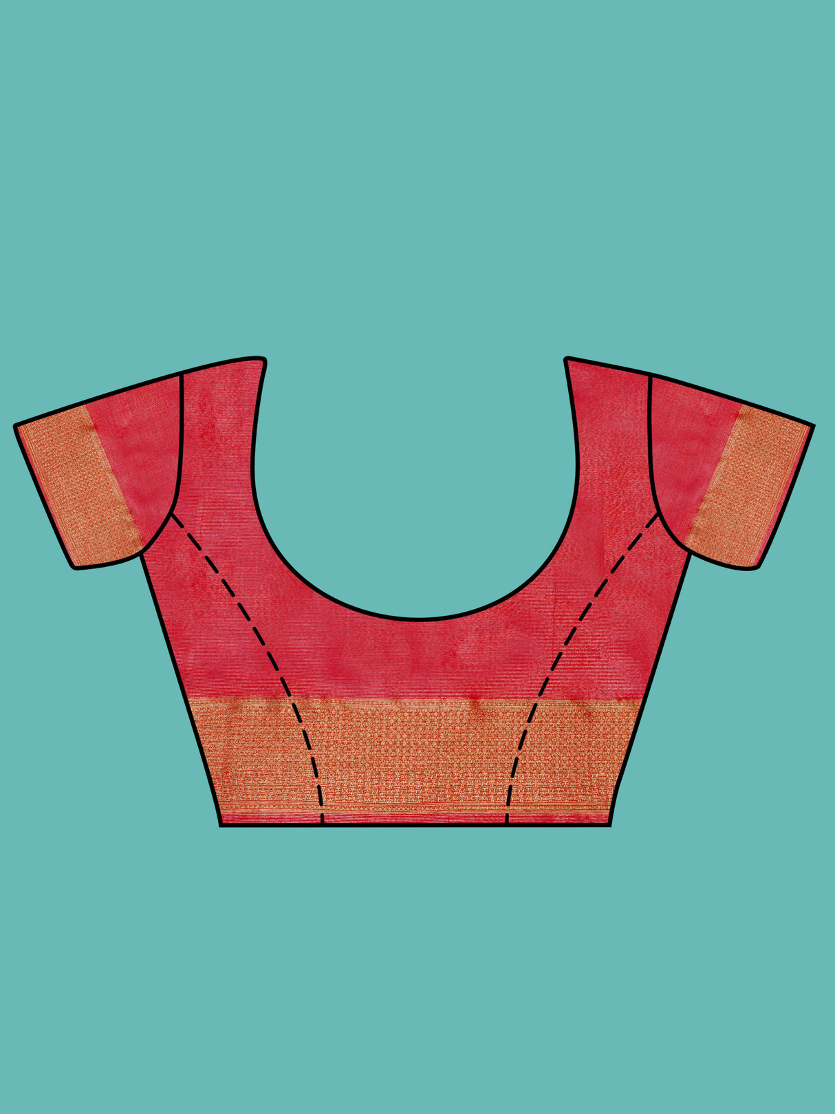 Mimosa Women's Woven Design Banarasi Art Silk Saree With Blouse Piece : SA00001237RNFREE