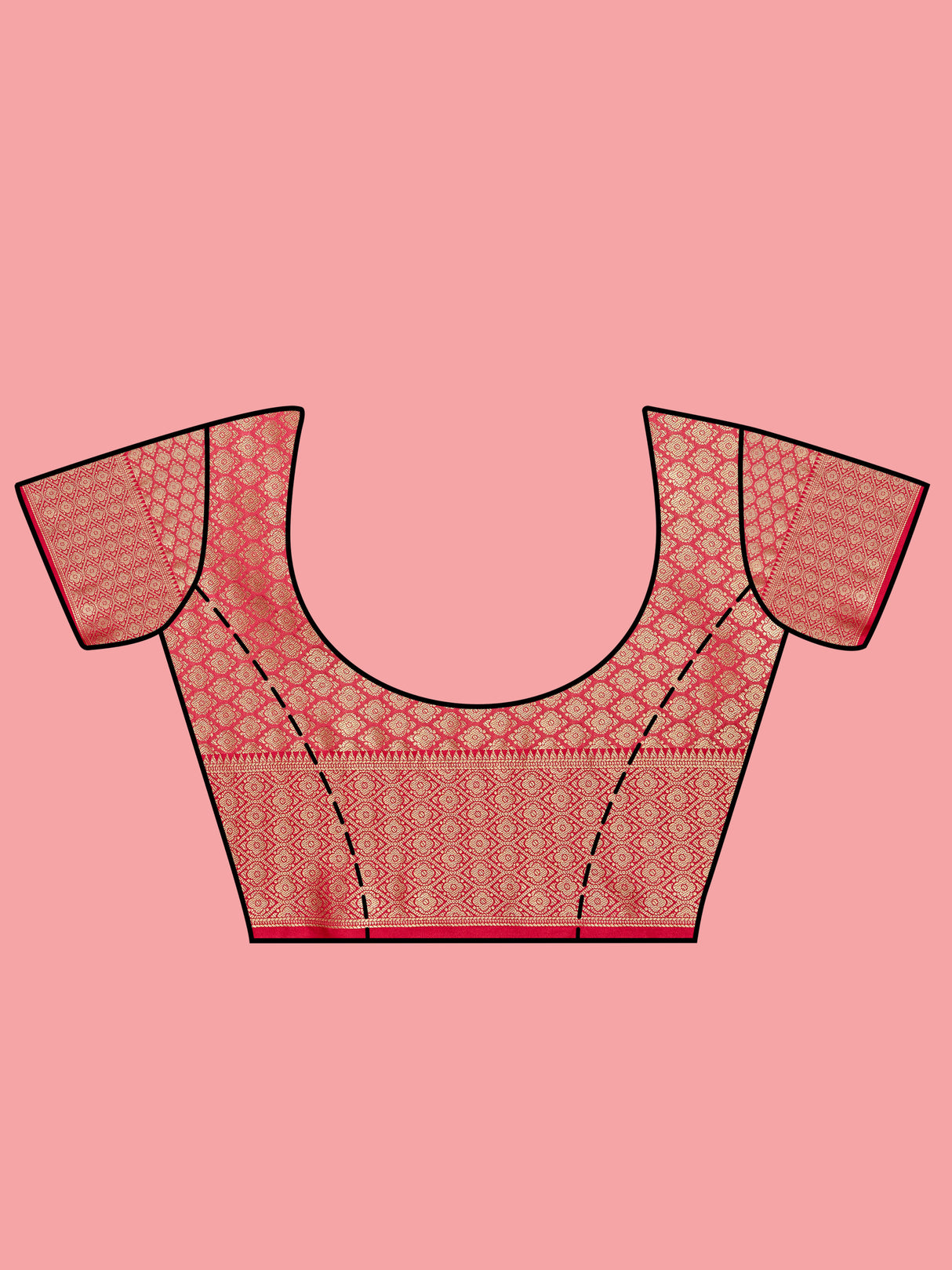 Mimosa Women's Woven Design Banarasi Art Silk Saree With Blouse Piece : SA00001244LRFREE