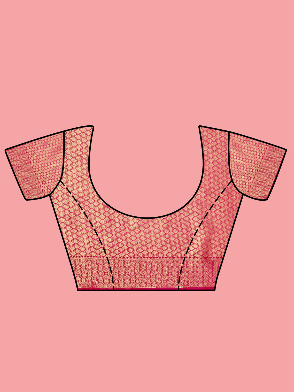 Mimosa Women's Woven Design Banarasi Art Silk Saree With Blouse Piece : SA00001244PCFREE