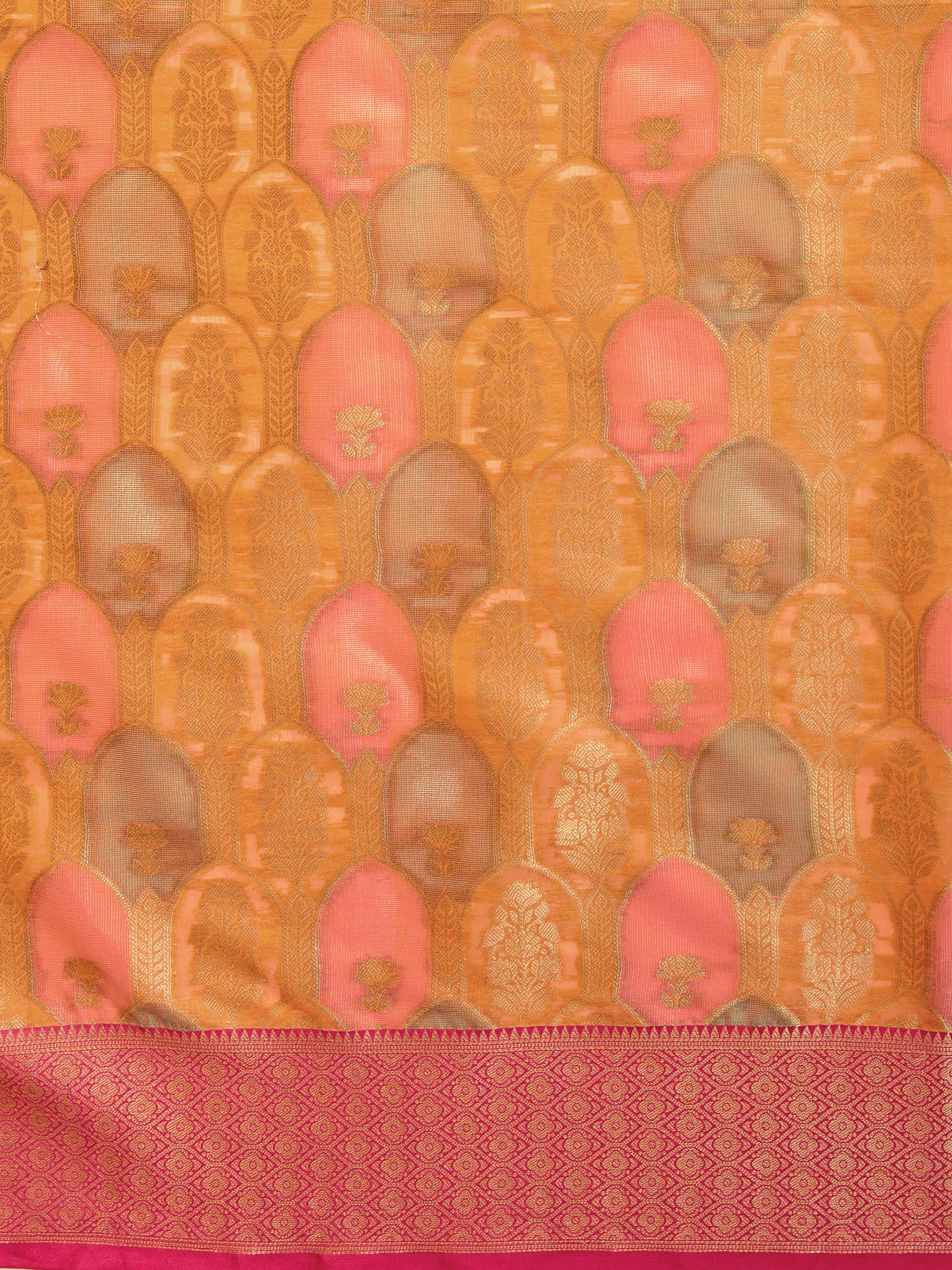 Mimosa Women's Woven Design Banarasi Art Silk Saree With Blouse Piece : SA00001244PCFREE