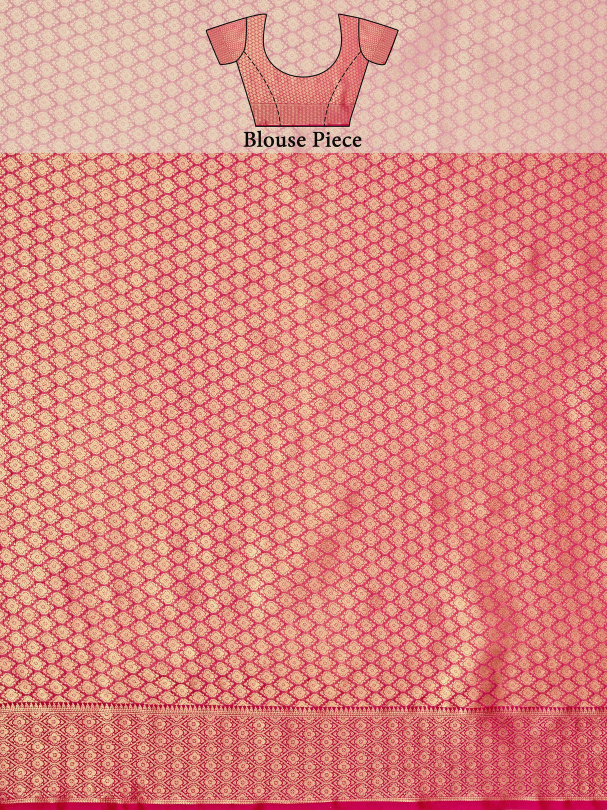 Mimosa Women's Woven Design Banarasi Art Silk Saree With Blouse Piece : SA00001244PCFREE