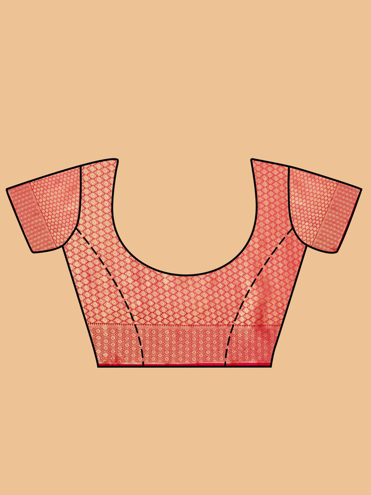 Mimosa Women's Woven Design Banarasi Art Silk Saree With Blouse Piece : SA00001244SFFREE