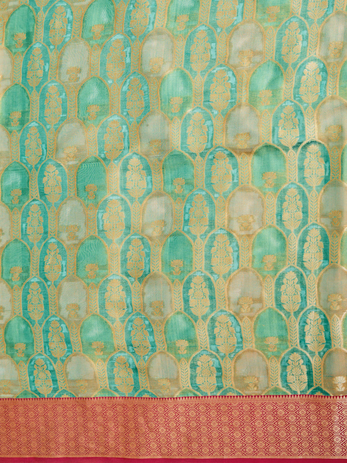 Mimosa Women's Woven Design Banarasi Art Silk Saree With Blouse Piece : SA00001244SFFREE