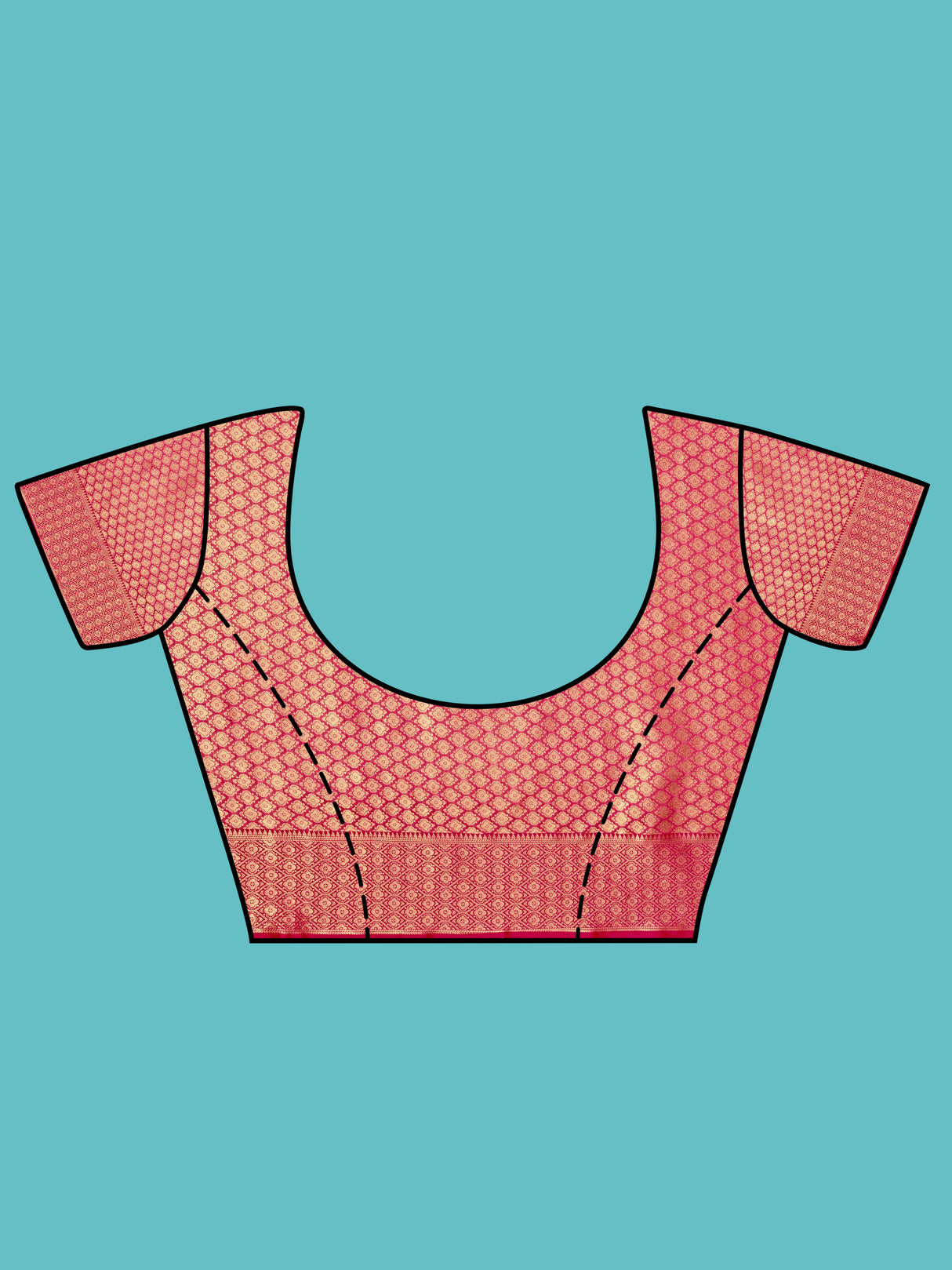 Mimosa Women's Woven Design Banarasi Art Silk Saree With Blouse Piece : SA00001244TSFREE