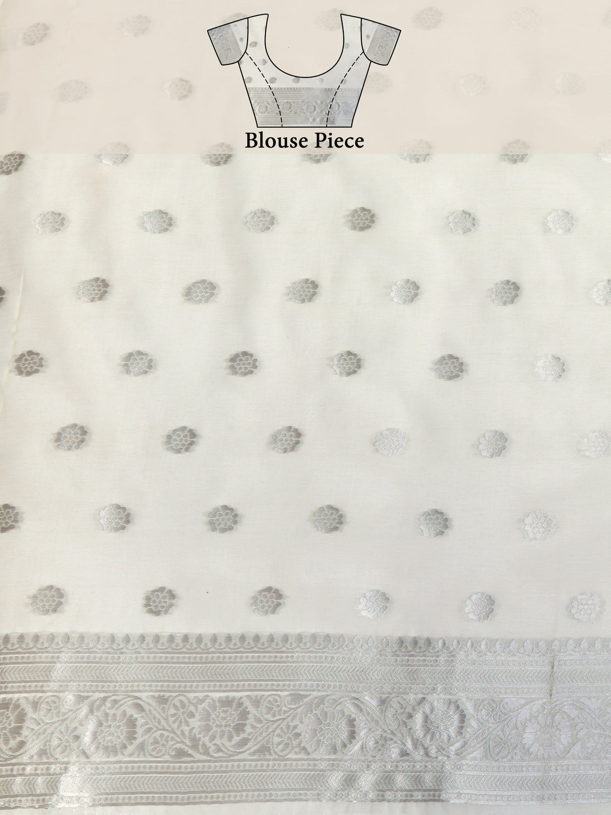 Mimosa Women's Woven Design Banarasi Linen Saree With Blouse Piece : SA00001253HWFREE