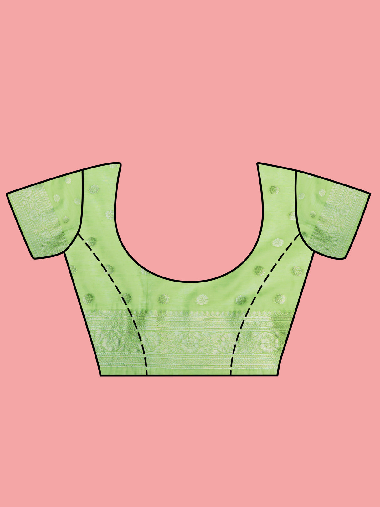 Mimosa Women's Woven Design Banarasi Linen Saree With Blouse Piece : SA00001253LRFREE