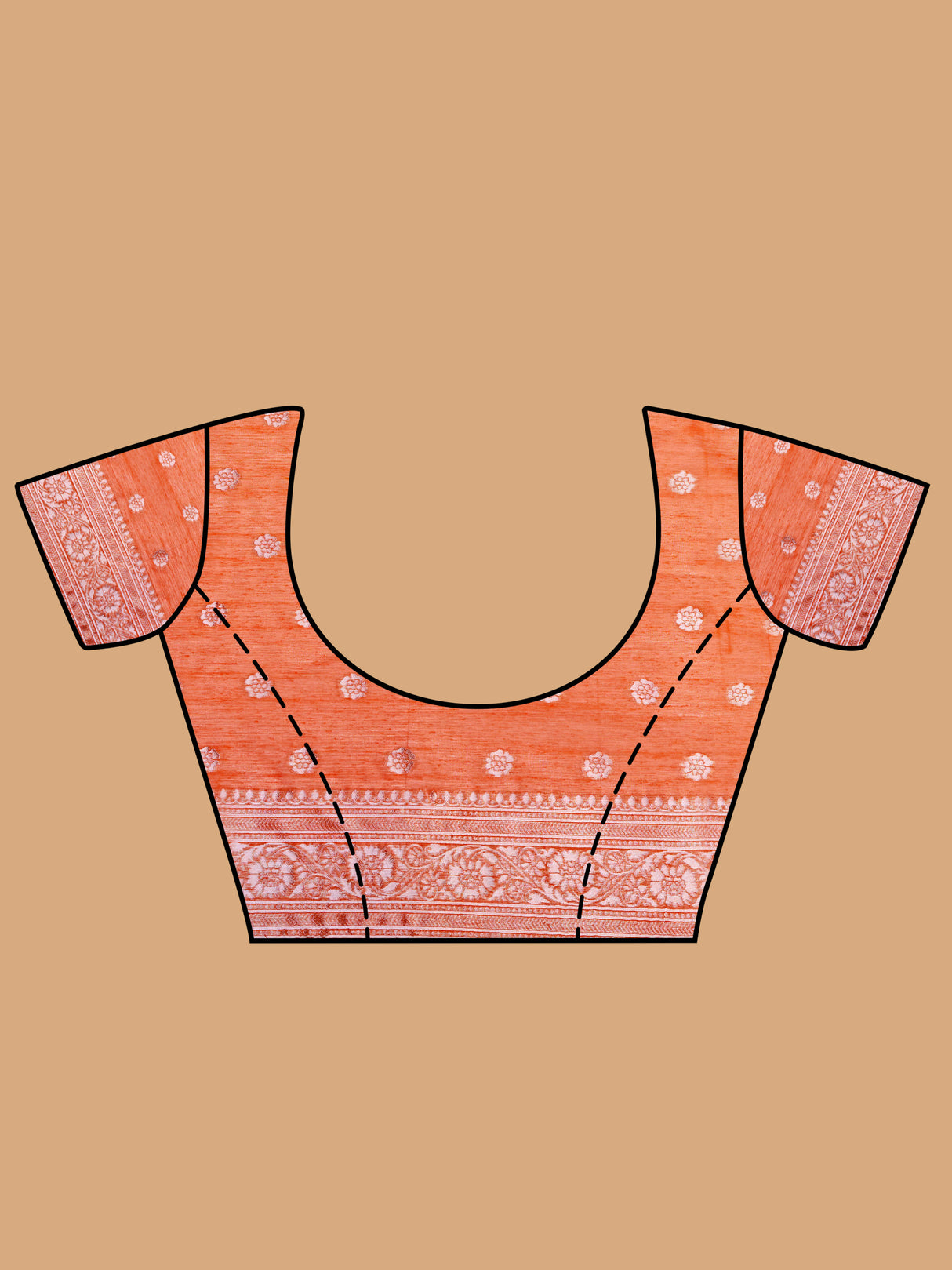 Mimosa Women's Woven Design Banarasi Linen Saree With Blouse Piece : SA00001253PCFREE