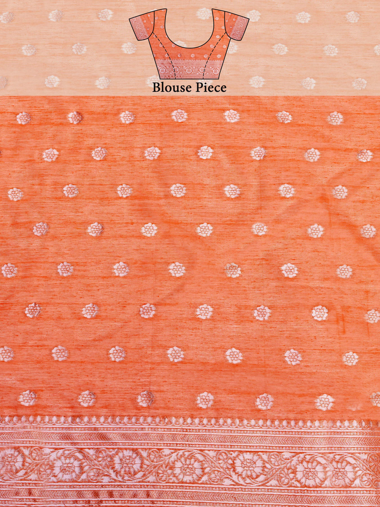 Mimosa Women's Woven Design Banarasi Linen Saree With Blouse Piece : SA00001253PCFREE