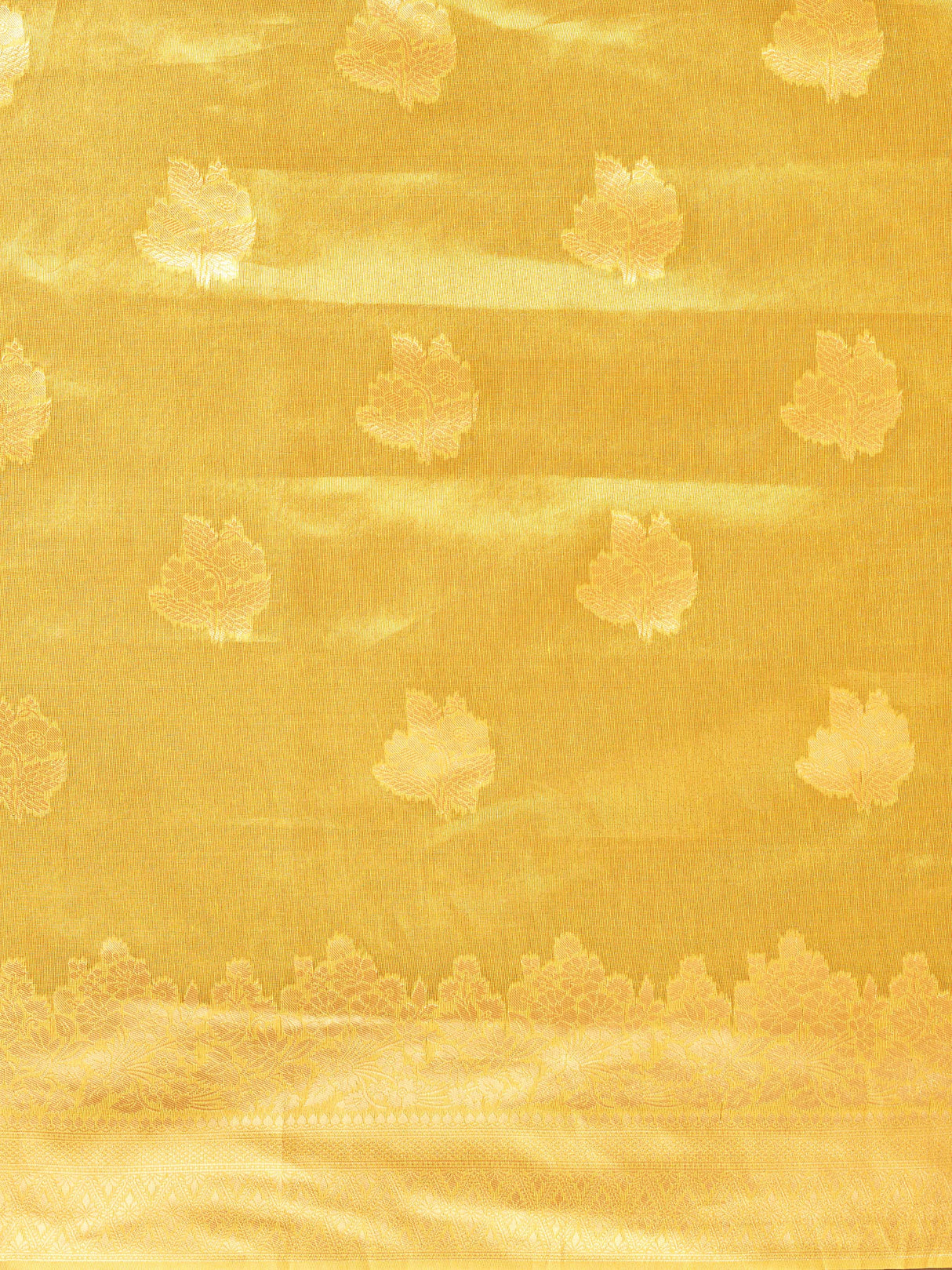 Mimosa Women's Woven Design Banarasi Art Silk Saree With Blouse Piece : SA00001254GDFREE