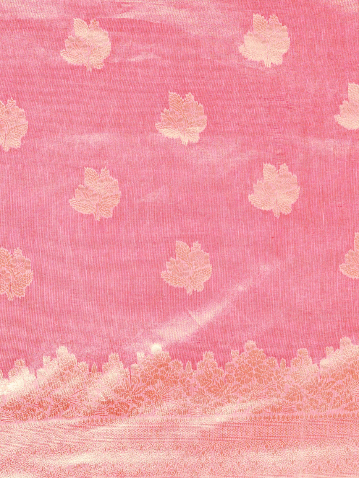 Mimosa Women's Woven Design Banarasi Art Silk Saree With Blouse Piece : SA00001254PNKFREE