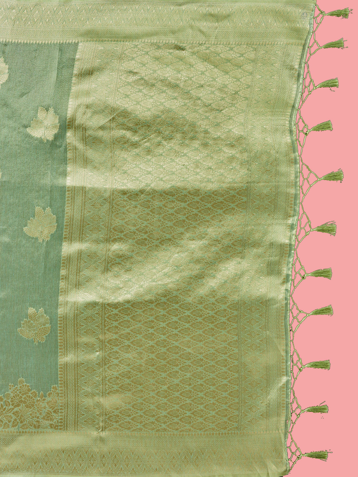 Mimosa Women's Woven Design Banarasi Art Silk Saree With Blouse Piece : SA00001254SFFREE