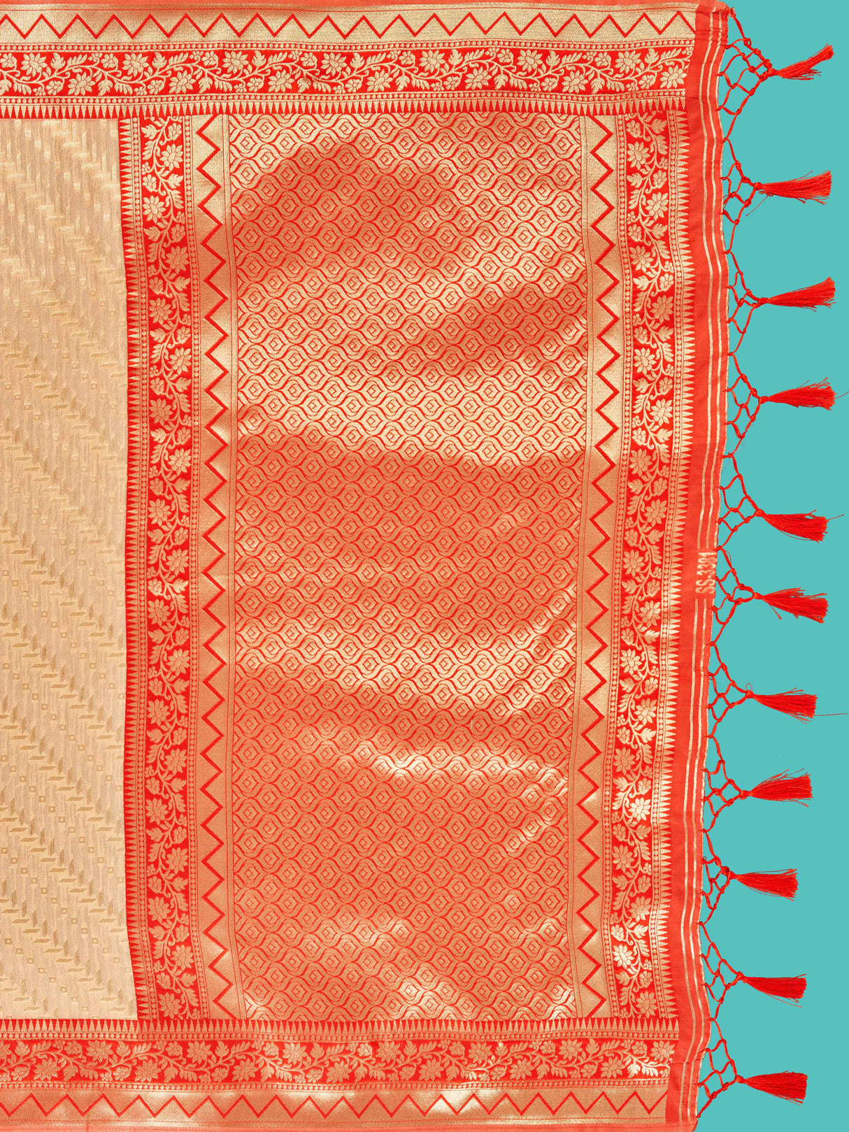 Mimosa Women's Woven Design Kanjivaram Linen Saree With Blouse Piece : SA00001256CKFREE