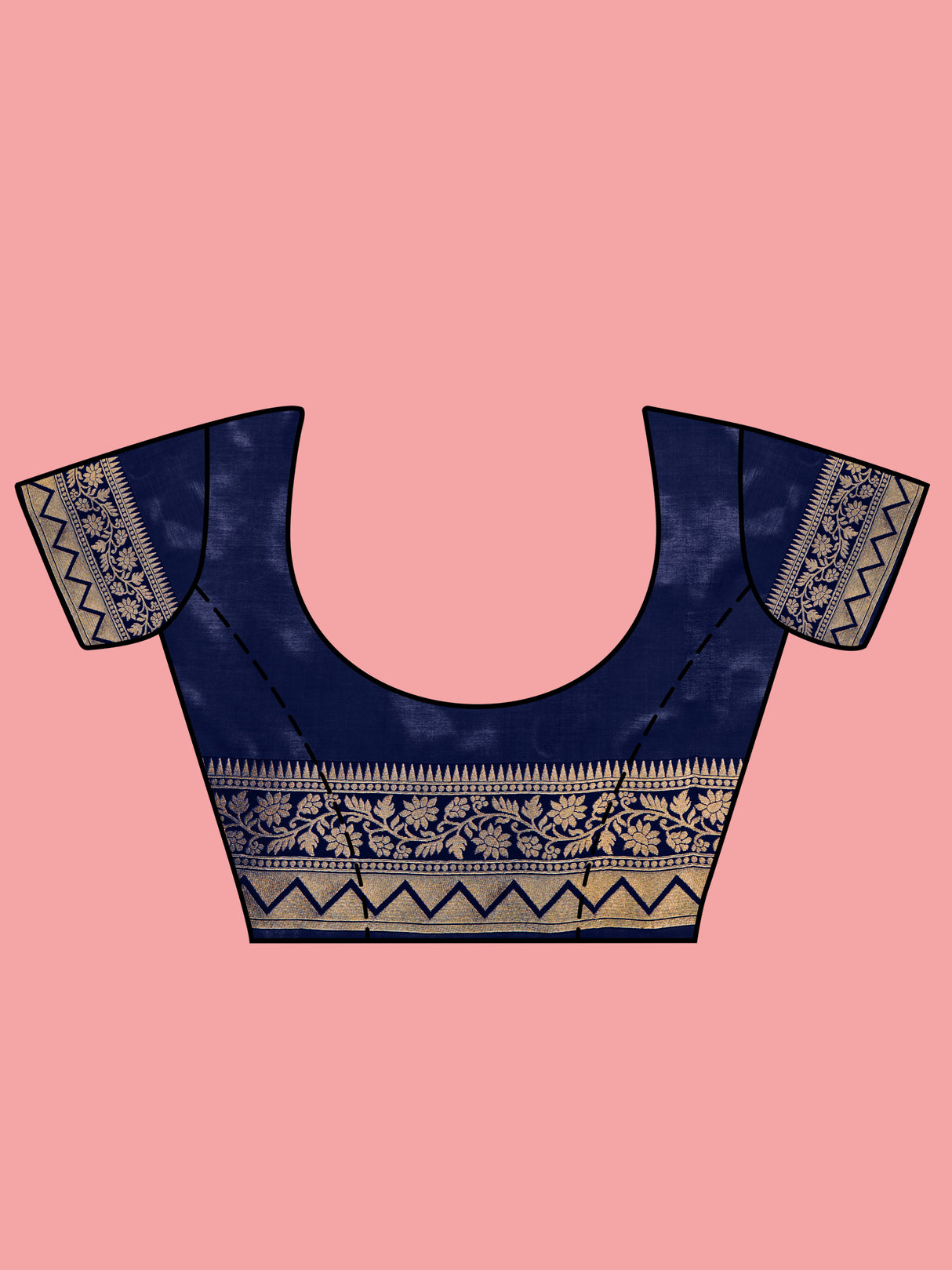 Mimosa Women's Woven Design Kanjivaram Linen Saree With Blouse Piece : SA00001256GYFREE