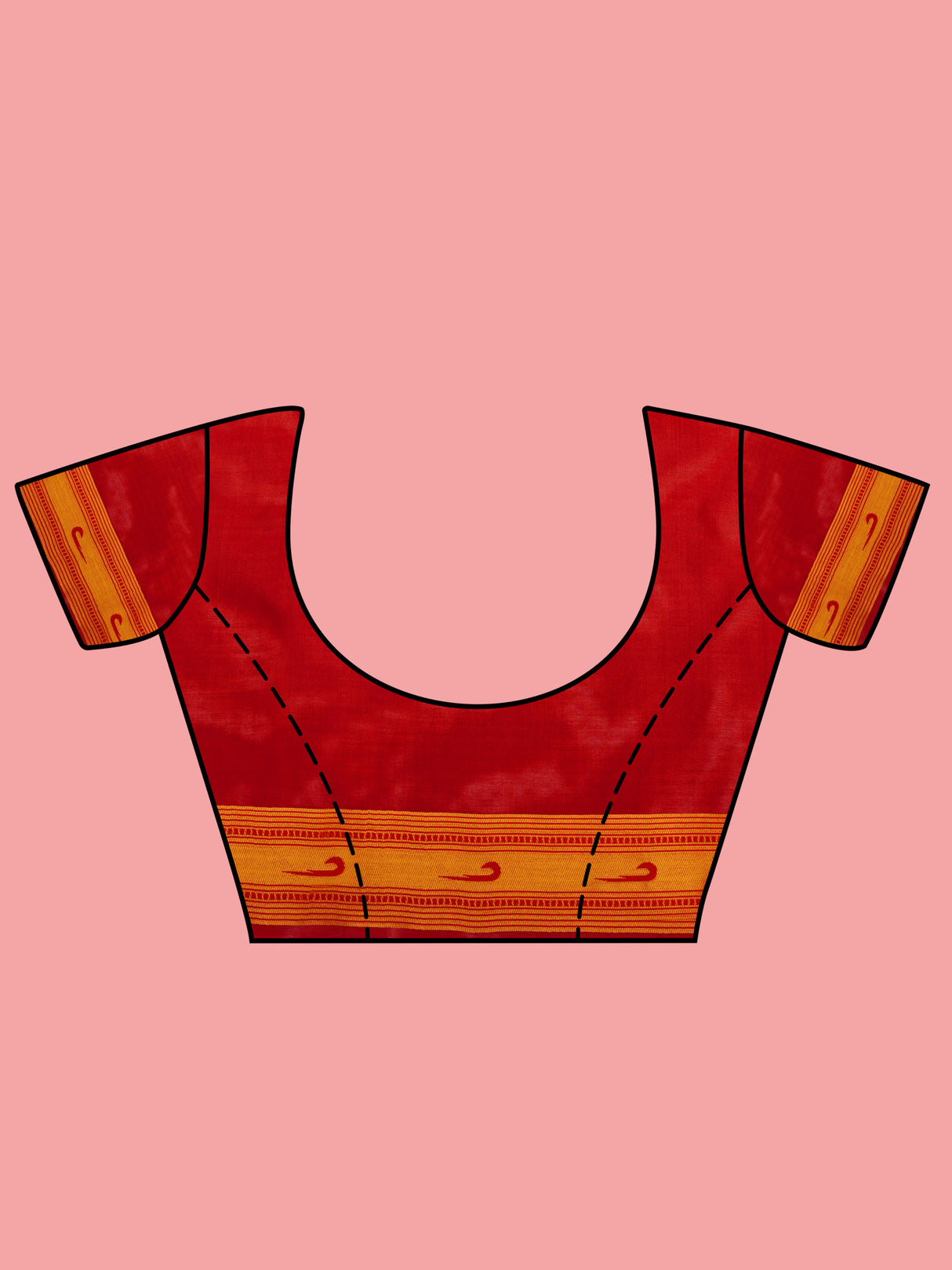 Mimosa Women's Woven Design Kanjivaram Linen Saree With Blouse Piece : SA00001256PCFREE