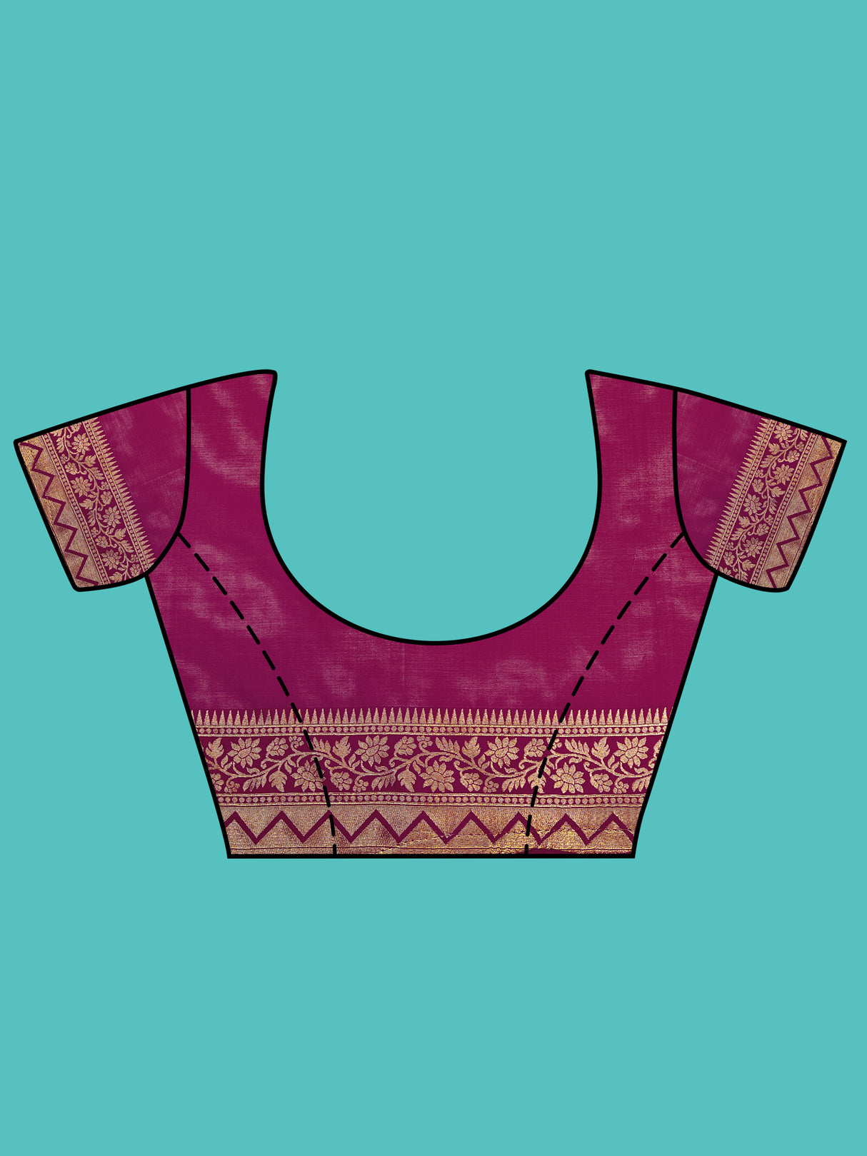 Mimosa Women's Woven Design Kanjivaram Linen Saree With Blouse Piece : SA00001256PNKFREE