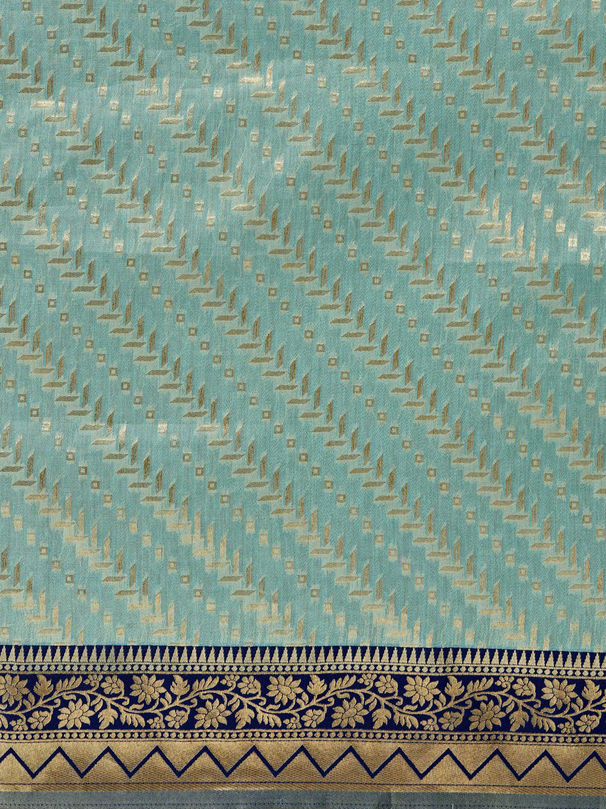 Mimosa Women's Woven Design Kanjivaram Linen Saree With Blouse Piece : SA00001256SFFREE