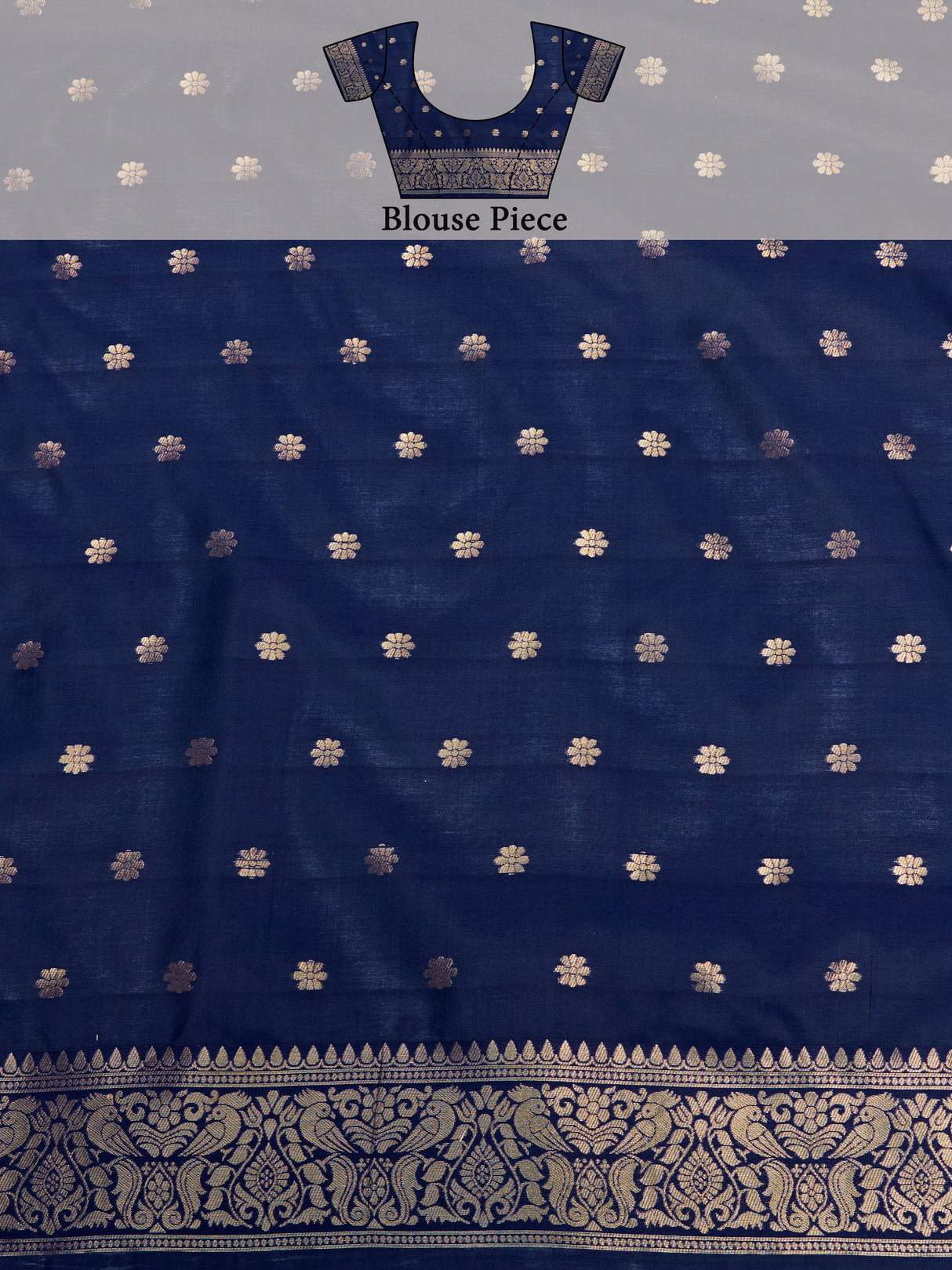 Mimosa Women's Woven Design Kanjivaram Art Silk Saree With Blouse Piece : SA00001260GYFREE