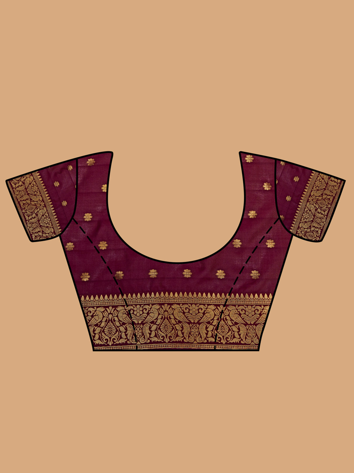 Mimosa Women's Woven Design Kanjivaram Art Silk Saree With Blouse Piece : SA00001260PNKFREE