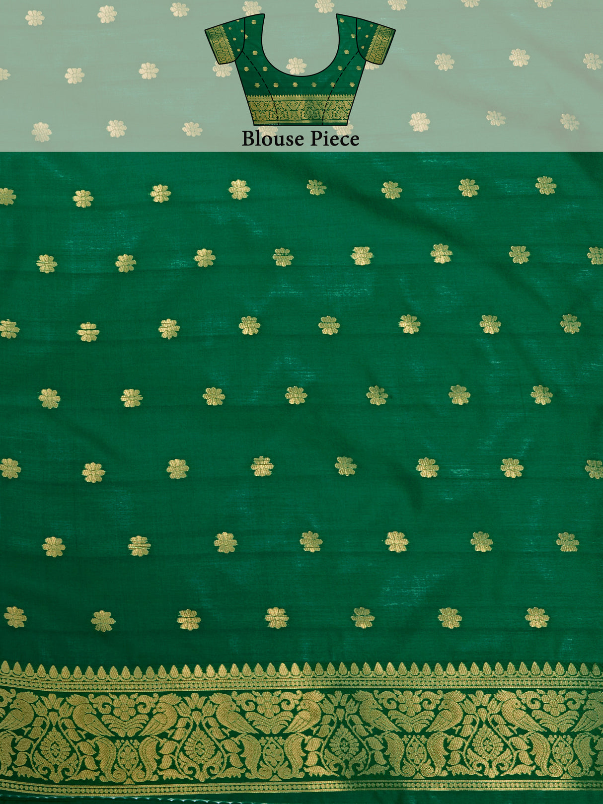 Mimosa Women's Woven Design Kanjivaram Art Silk Saree With Blouse Piece : SA00001260PSFREE