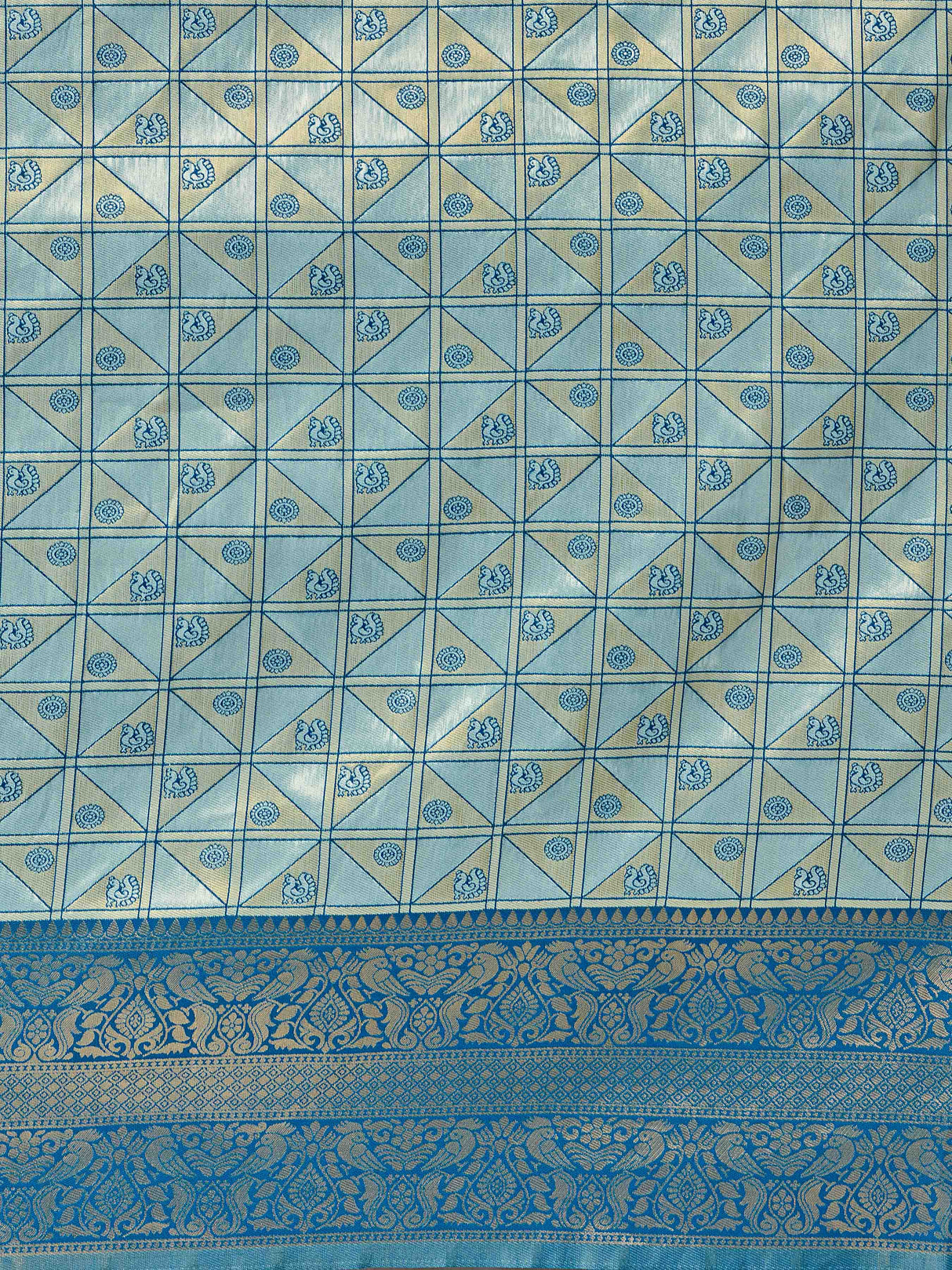 Mimosa Women's Woven Design Kanjivaram Art Silk Saree With Blouse Piece : SA00001260SFFREE