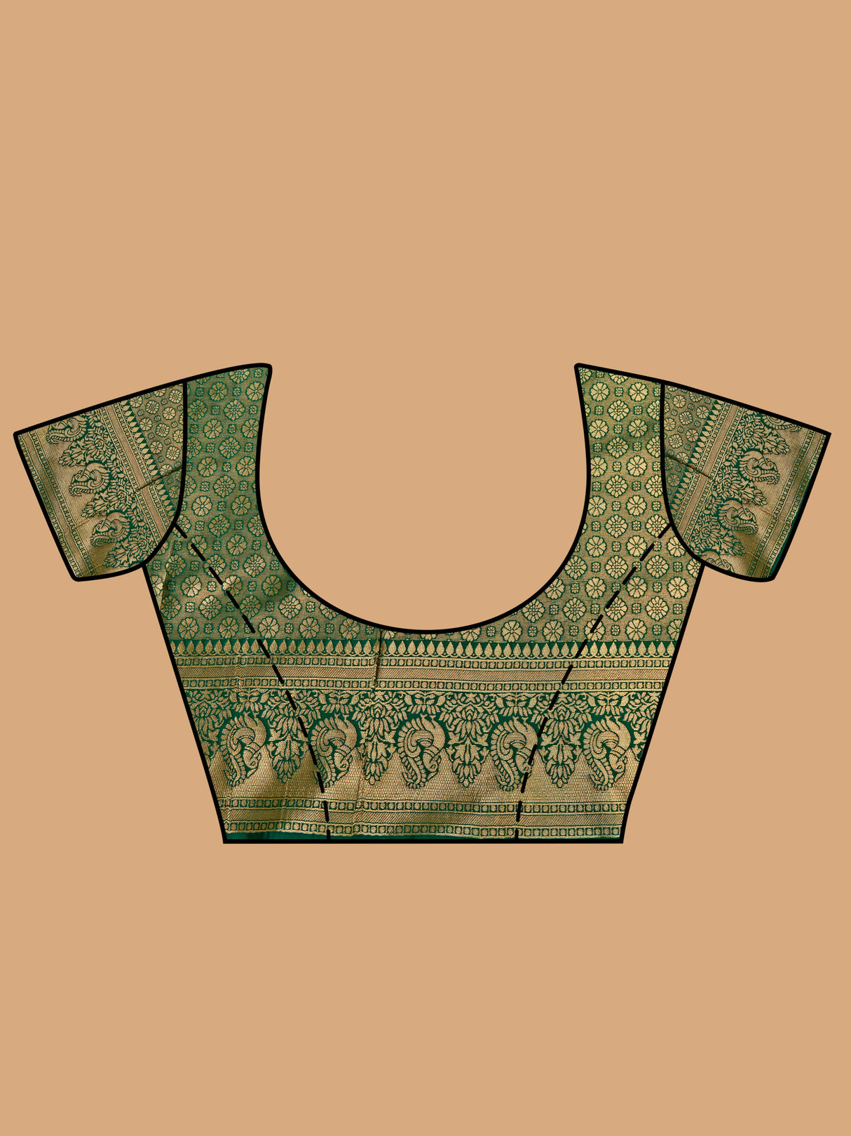 Mimosa Women's Woven Design Kanjivaram Art Silk Saree With Blouse Piece : SA00001261MRFREE