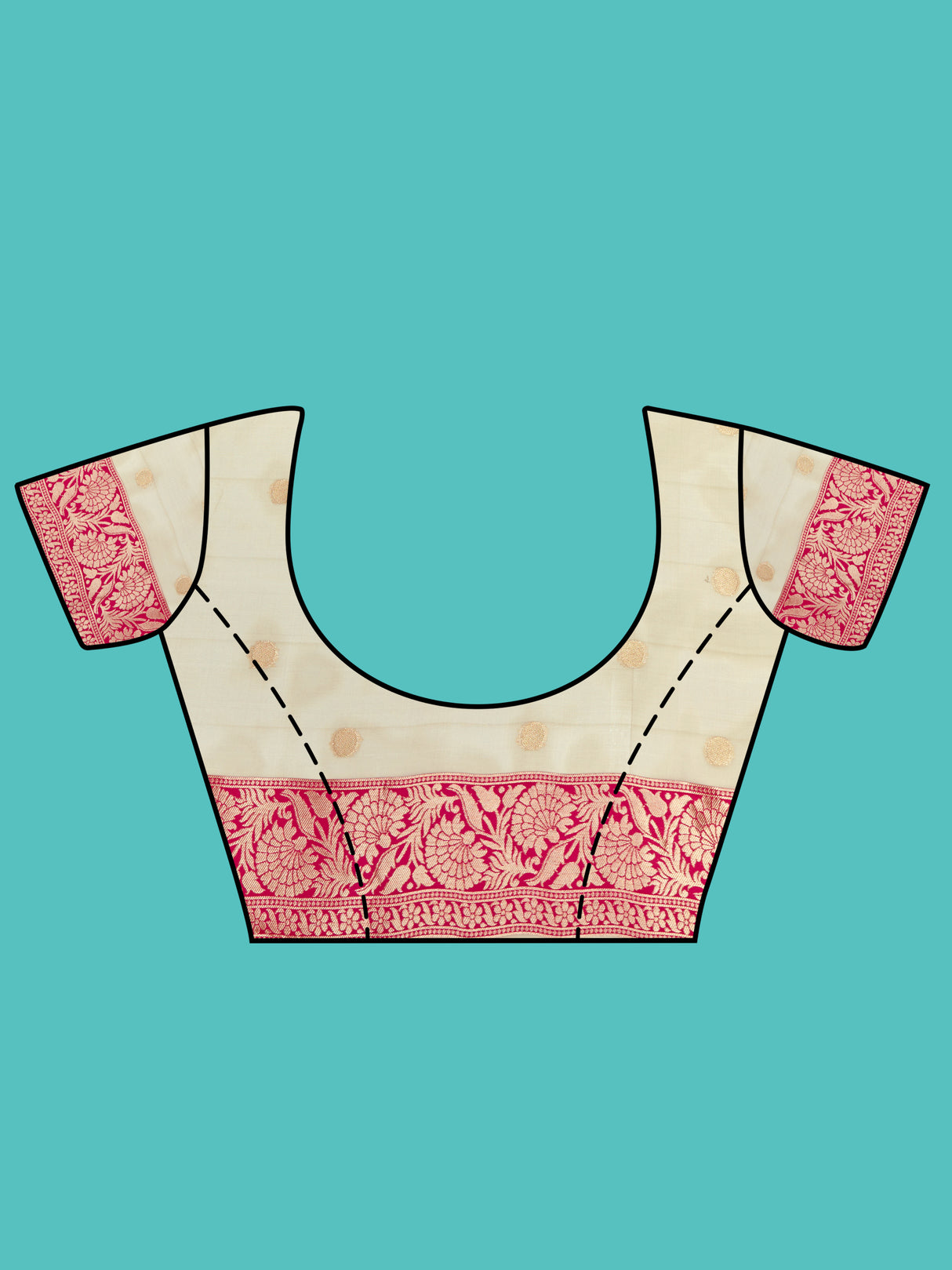 Mimosa Women's Woven Design Banarasi Linen Saree With Blouse Piece : SA00001273HWFREE