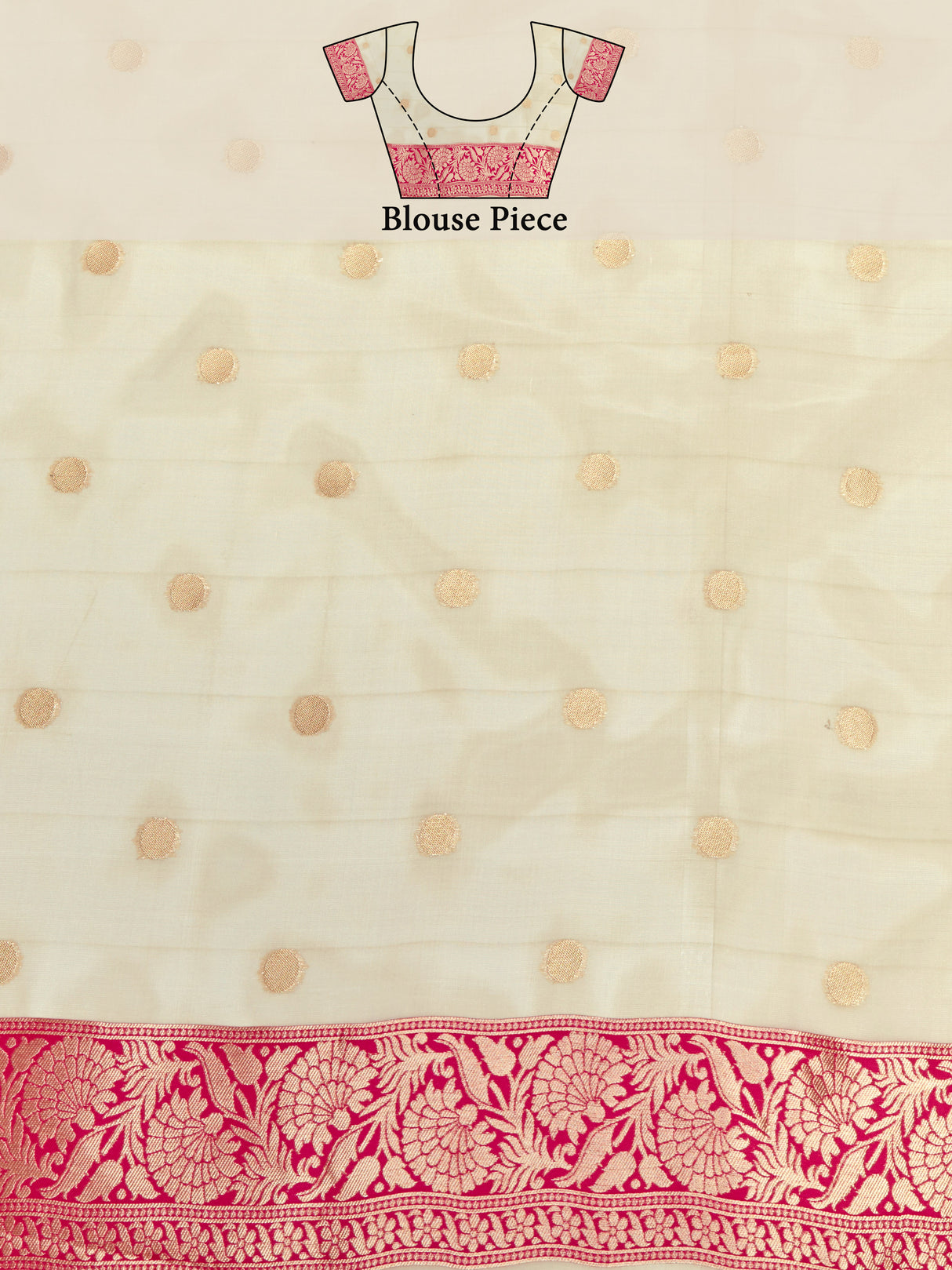 Mimosa Women's Woven Design Banarasi Linen Saree With Blouse Piece : SA00001273HWFREE