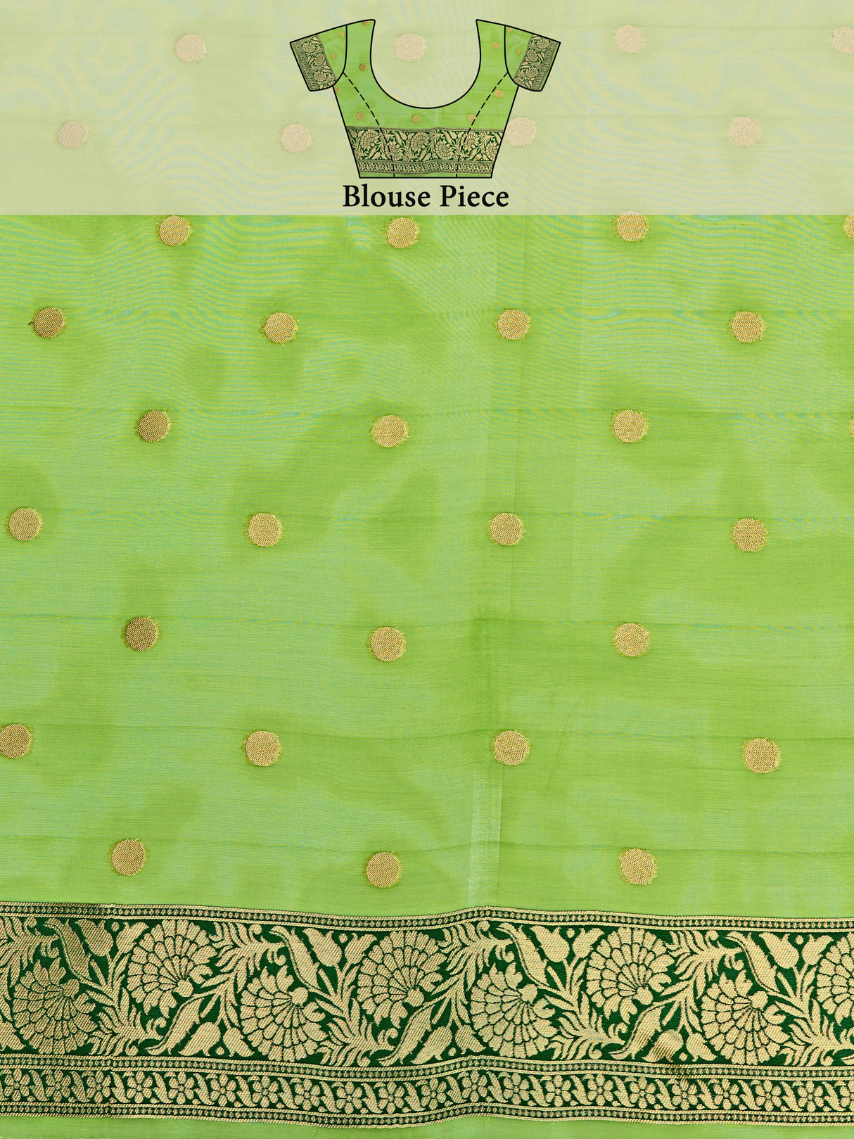 Mimosa Women's Woven Design Banarasi Linen Saree With Blouse Piece : SA00001273LRFREE