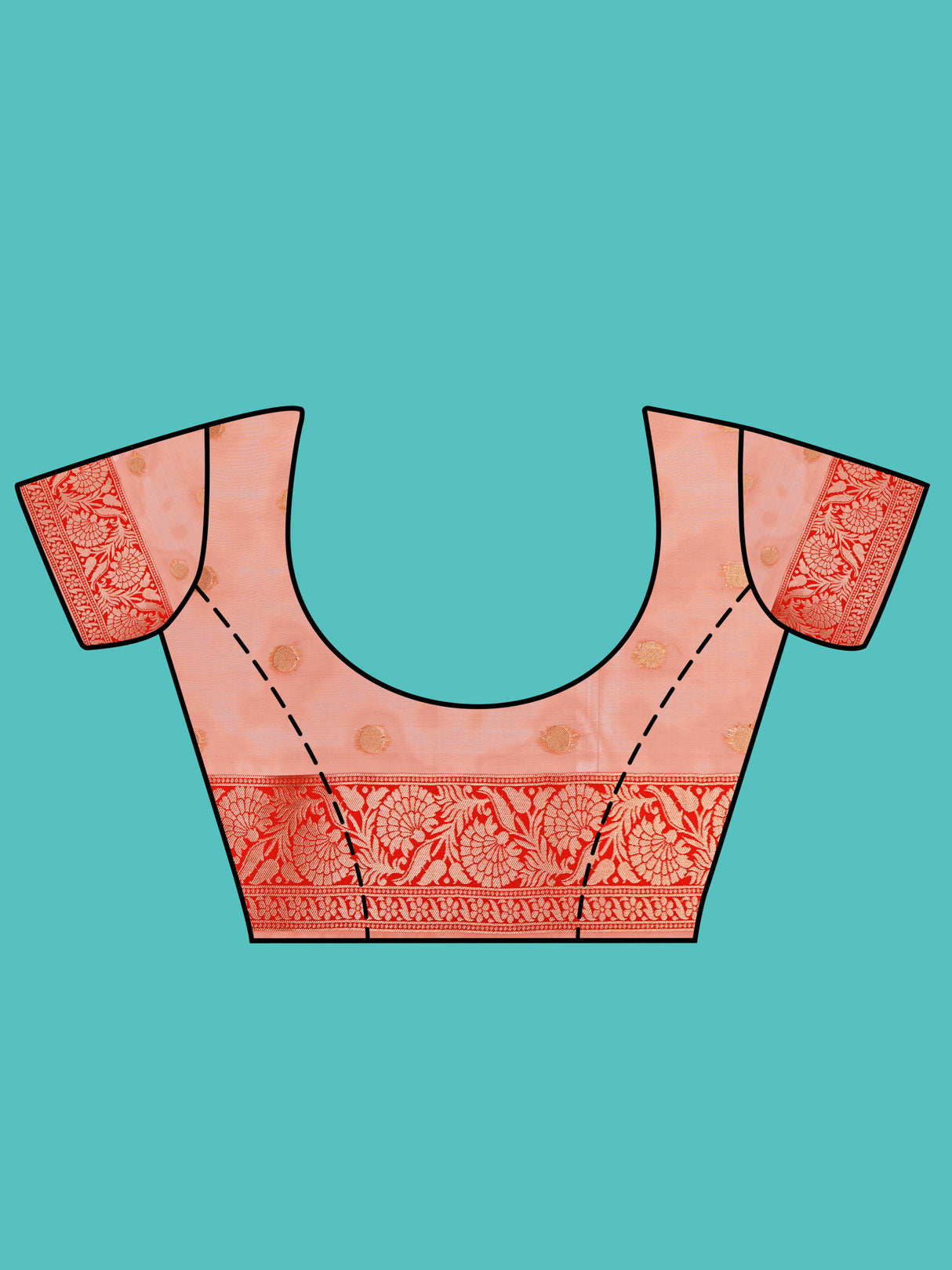 Mimosa Women's Woven Design Banarasi Linen Saree With Blouse Piece : SA00001273PCFREE