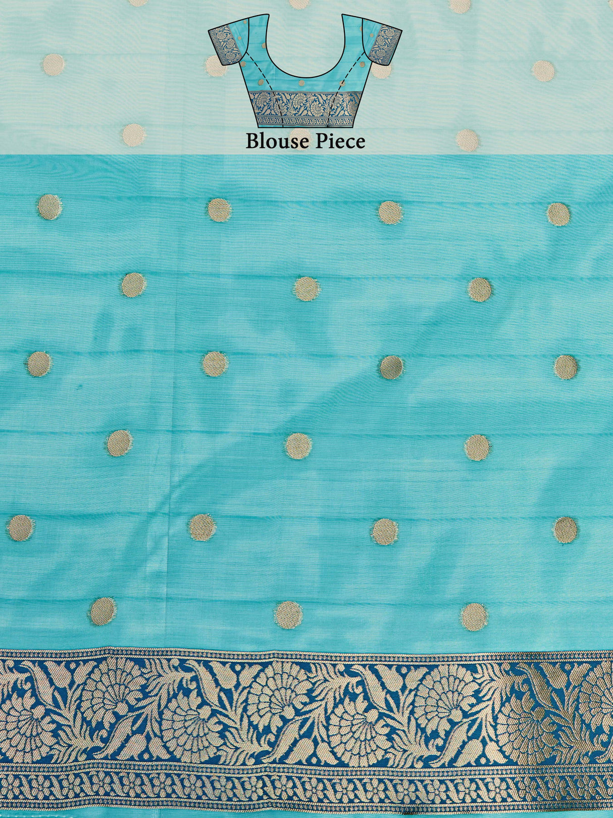 Mimosa Women's Woven Design Banarasi Linen Saree With Blouse Piece : SA00001273SFFREE