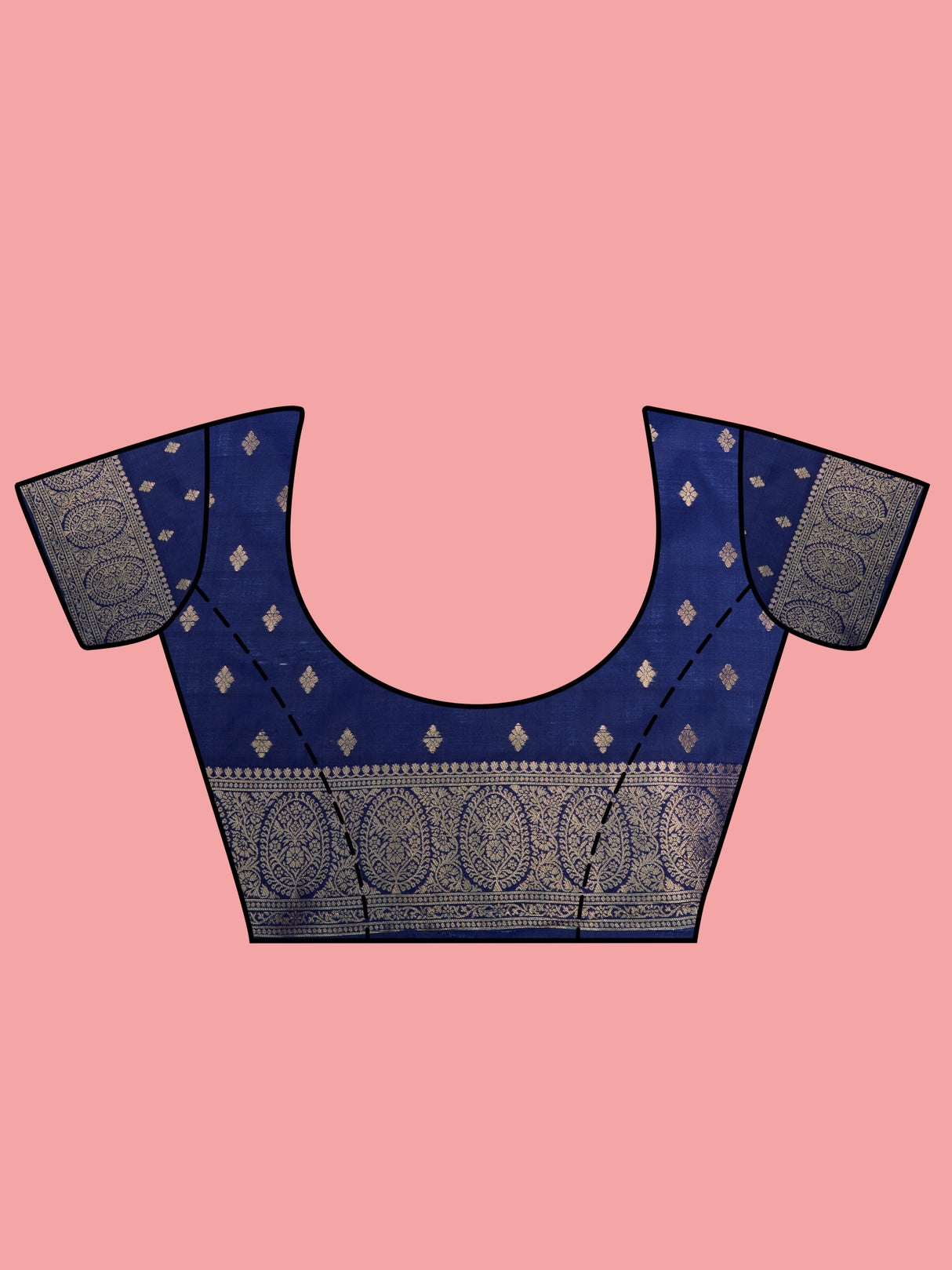 Mimosa Women's Woven Design Banarasi Art Silk Saree With Blouse Piece : SA00001274GYFREE