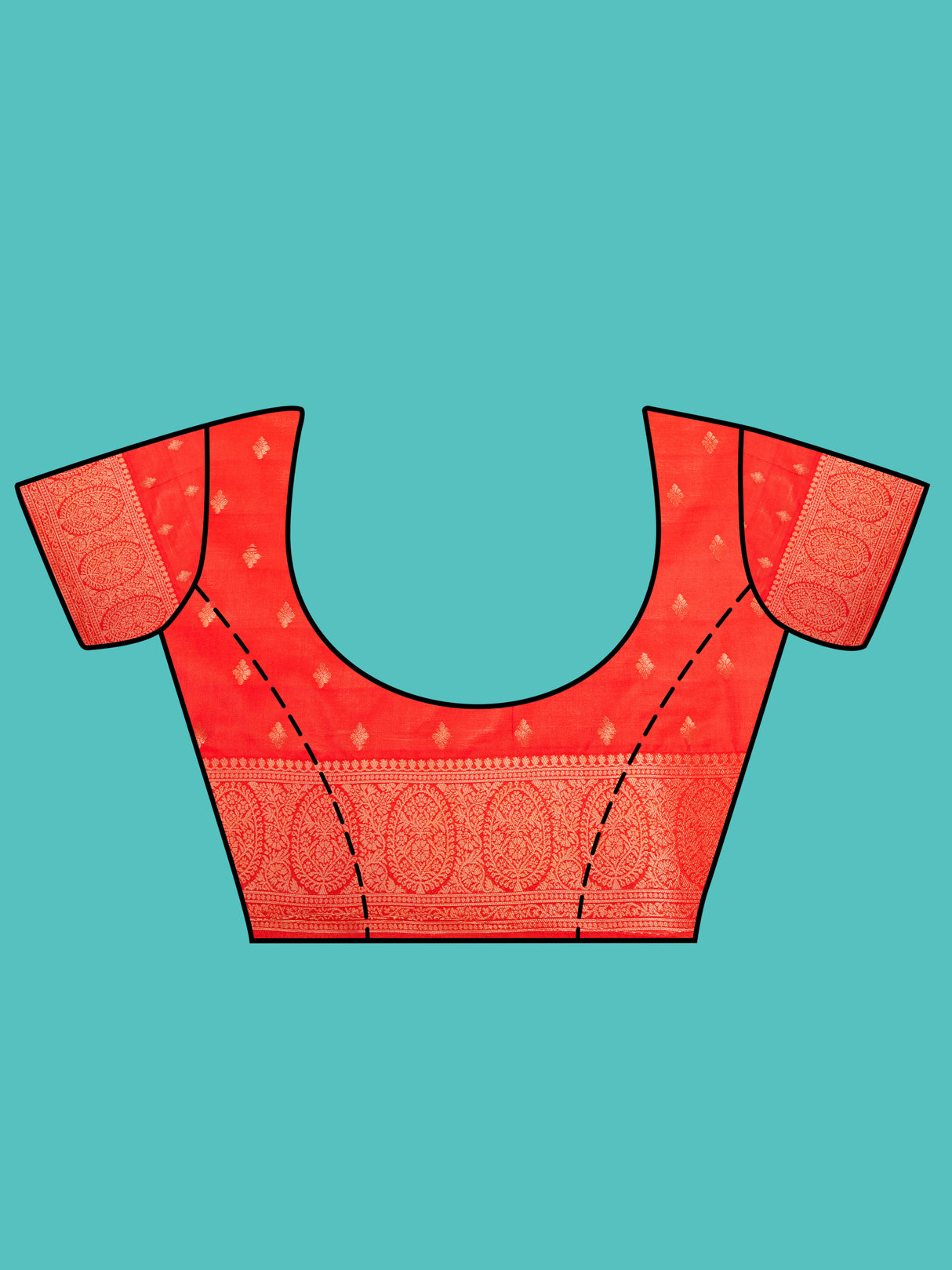 Mimosa Women's Woven Design Banarasi Art Silk Saree With Blouse Piece : SA00001274PCFREE