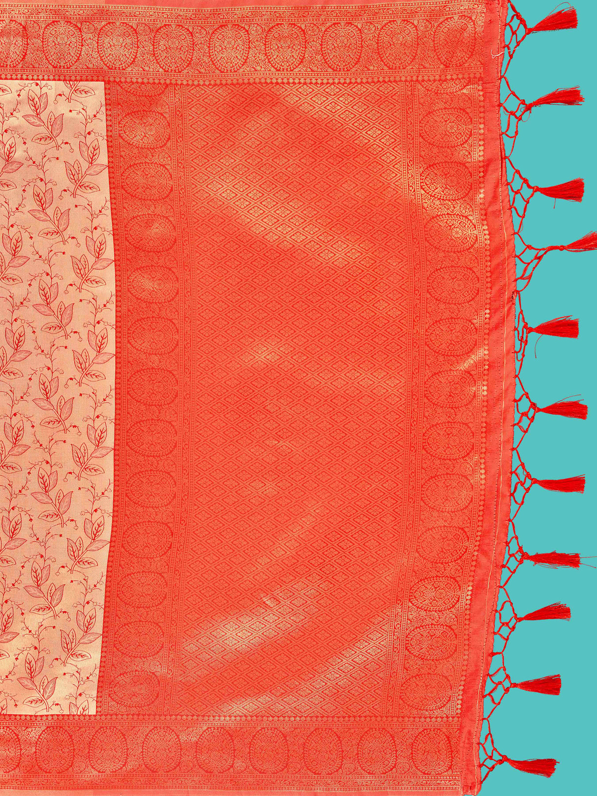 Mimosa Women's Woven Design Banarasi Art Silk Saree With Blouse Piece : SA00001274PCFREE