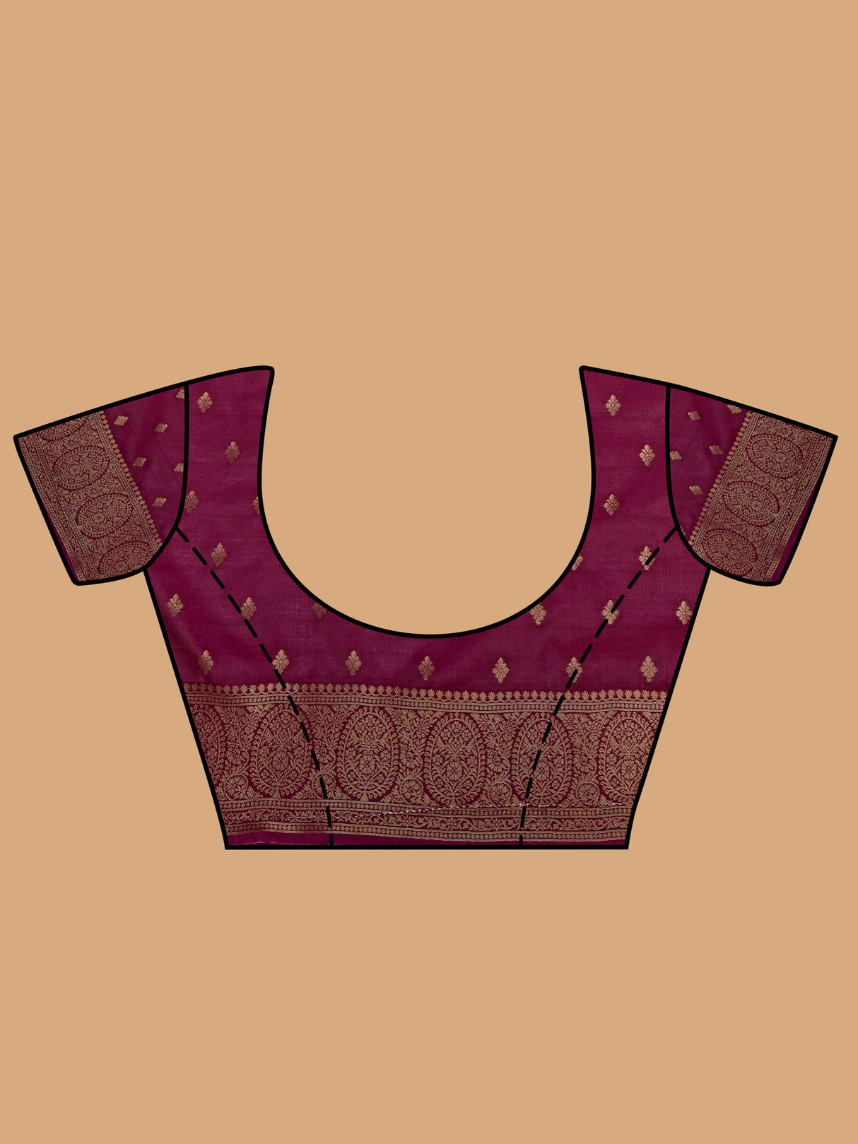 Mimosa Women's Woven Design Banarasi Art Silk Saree With Blouse Piece : SA00001274PNKFREE