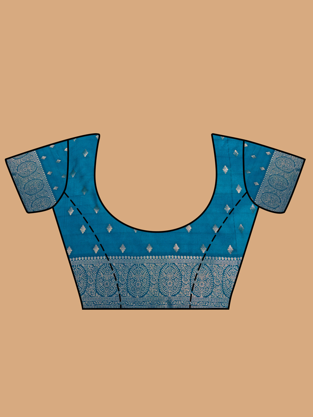 Mimosa Women's Woven Design Banarasi Art Silk Saree With Blouse Piece : SA00001274SFFREE