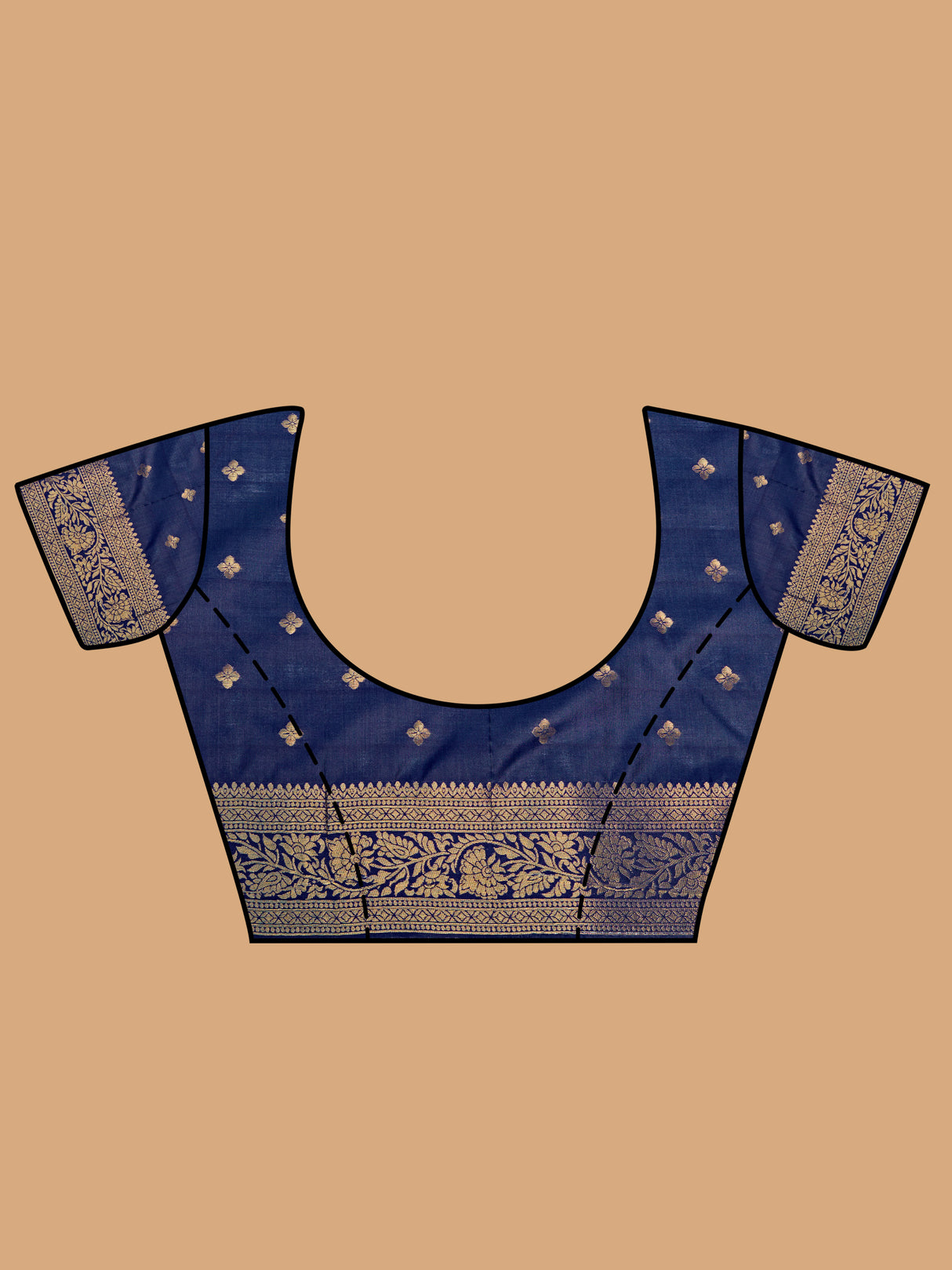 Mimosa Women's Woven Design Banarasi Art Silk Saree With Blouse Piece : SA00001275GYFREE