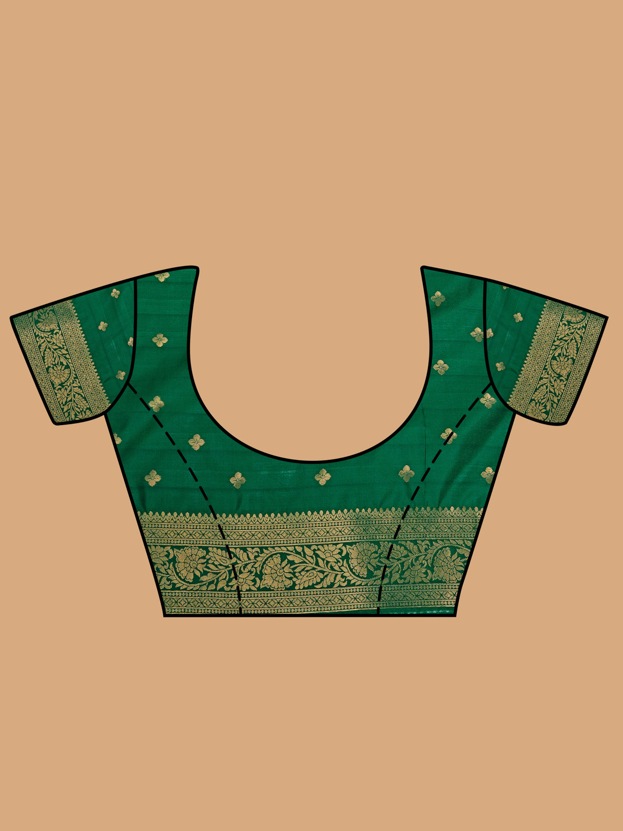 Mimosa Women's Woven Design Banarasi Art Silk Saree With Blouse Piece : SA00001275PSFREE