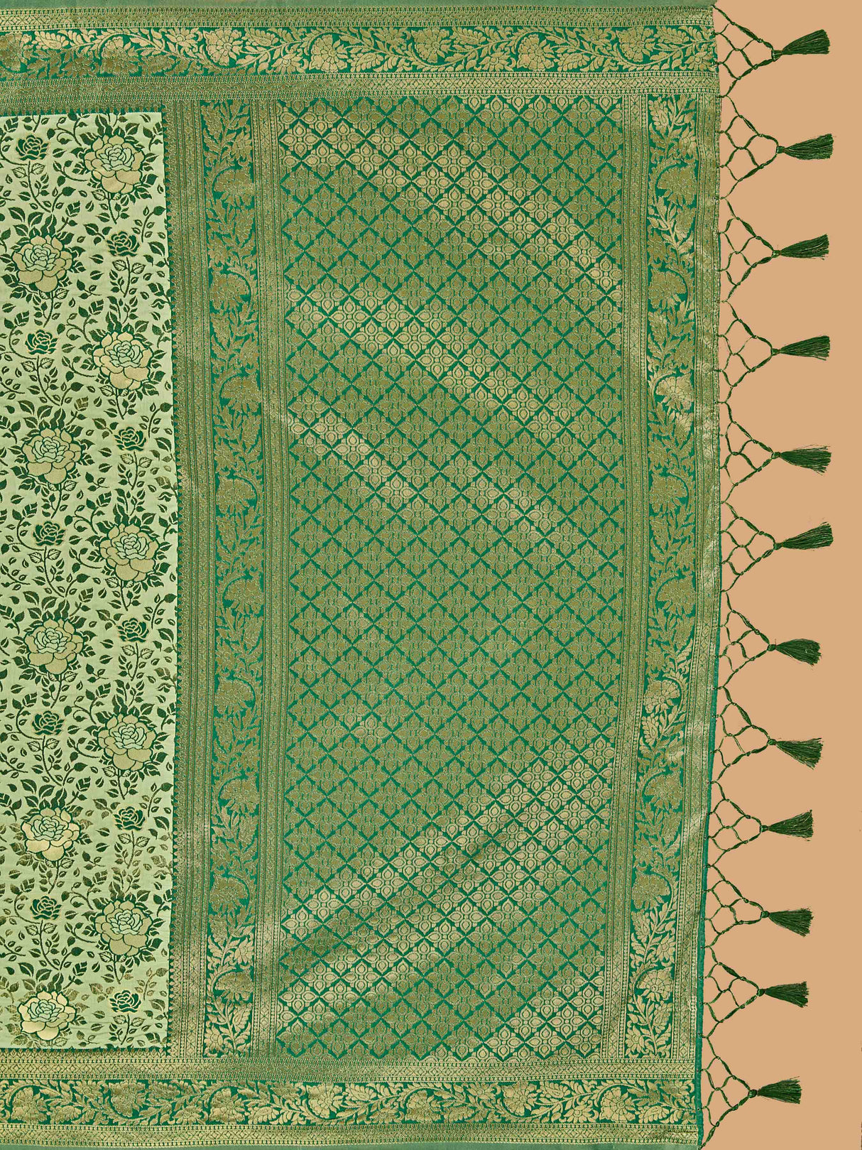 Mimosa Women's Woven Design Banarasi Art Silk Saree With Blouse Piece : SA00001275PSFREE