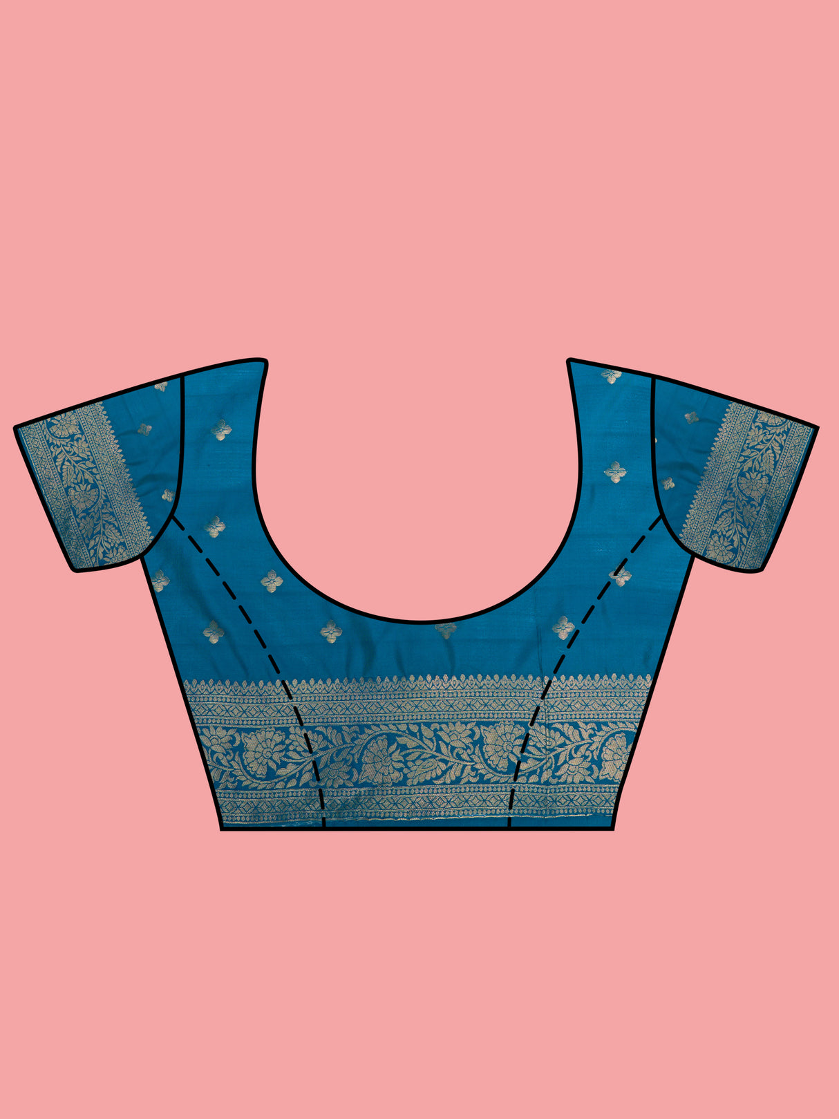 Mimosa Women's Woven Design Banarasi Art Silk Saree With Blouse Piece : SA00001275SFFREE