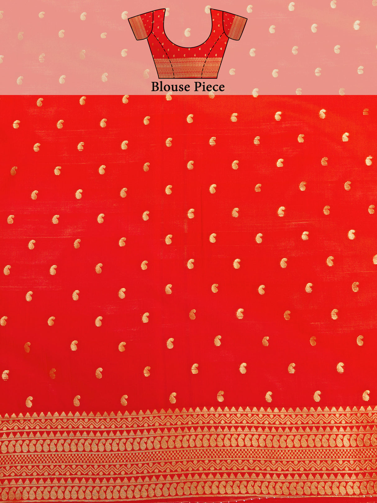 Mimosa Women's Woven Design Kanjivaram Art Silk Saree With Blouse Piece : SA00001276HWFREE