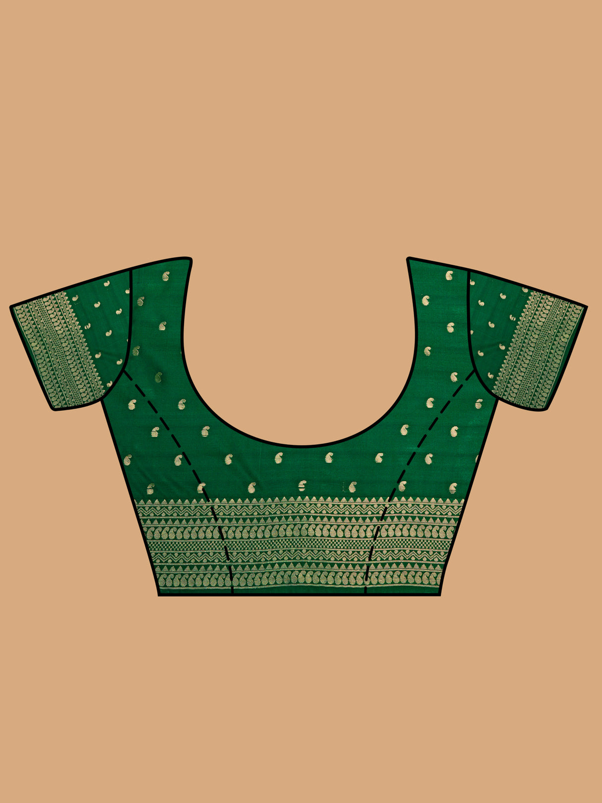 Mimosa Women's Woven Design Kanjivaram Art Silk Saree With Blouse Piece : SA00001276MRFREE