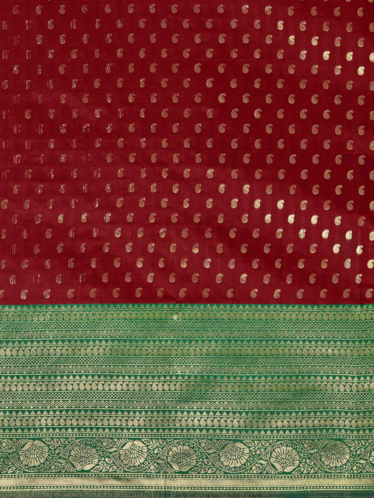 Mimosa Women's Woven Design Kanjivaram Art Silk Saree With Blouse Piece : SA00001276MRFREE