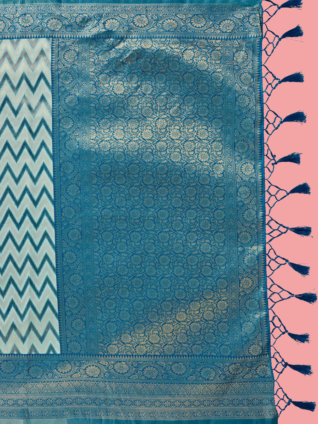 Mimosa Women's Woven Design Kanjivaram Art Silk Saree With Blouse Piece : SA00001280SFFREE