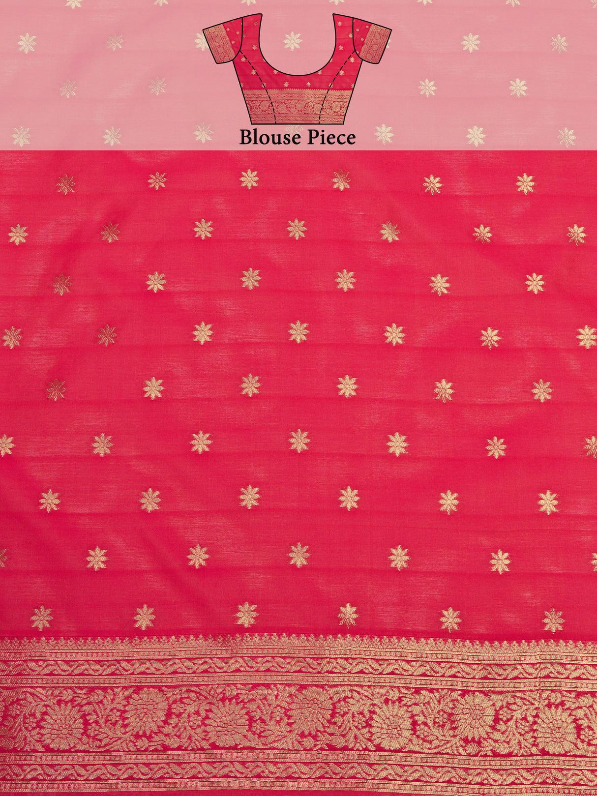 Mimosa Women's Woven Design Banarasi Lenin Saree With Blouse Piece : SA00001281LRFREE