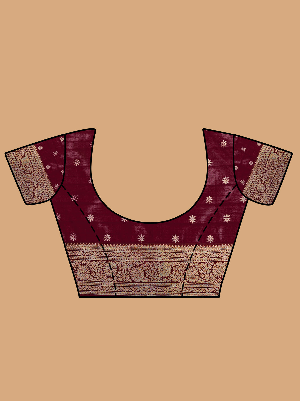 Mimosa Women's Woven Design Banarasi Lenin Saree With Blouse Piece : SA00001281SFFREE