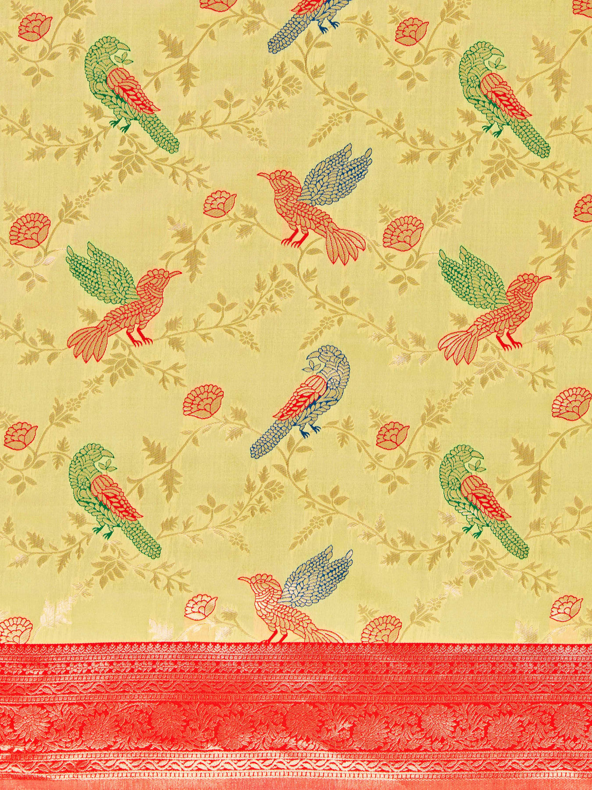 Mimosa Women's Woven Design Banarasi Lenin Saree With Blouse Piece : SA00001281YLWFREE